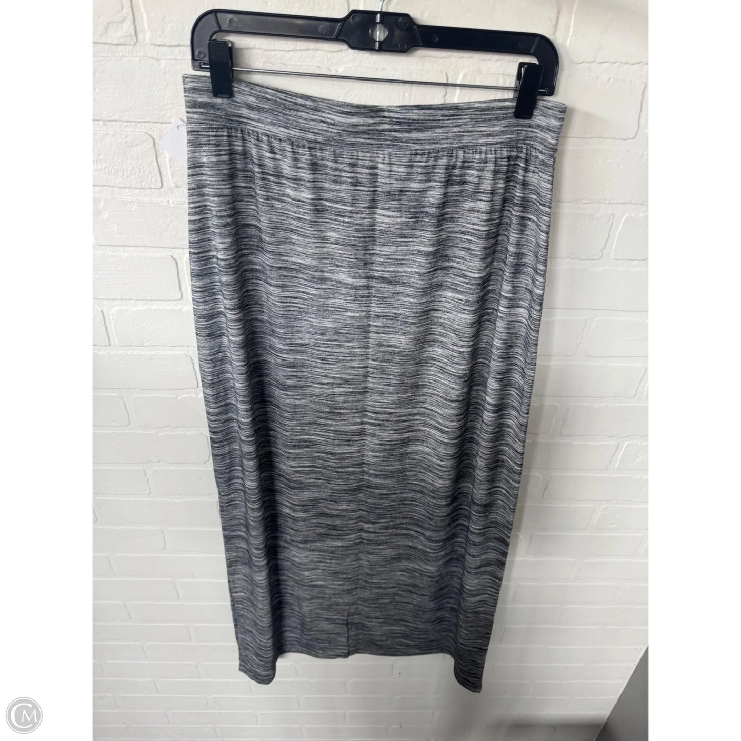 Skirt Maxi By Apt 9 In Grey & White, Size: 8