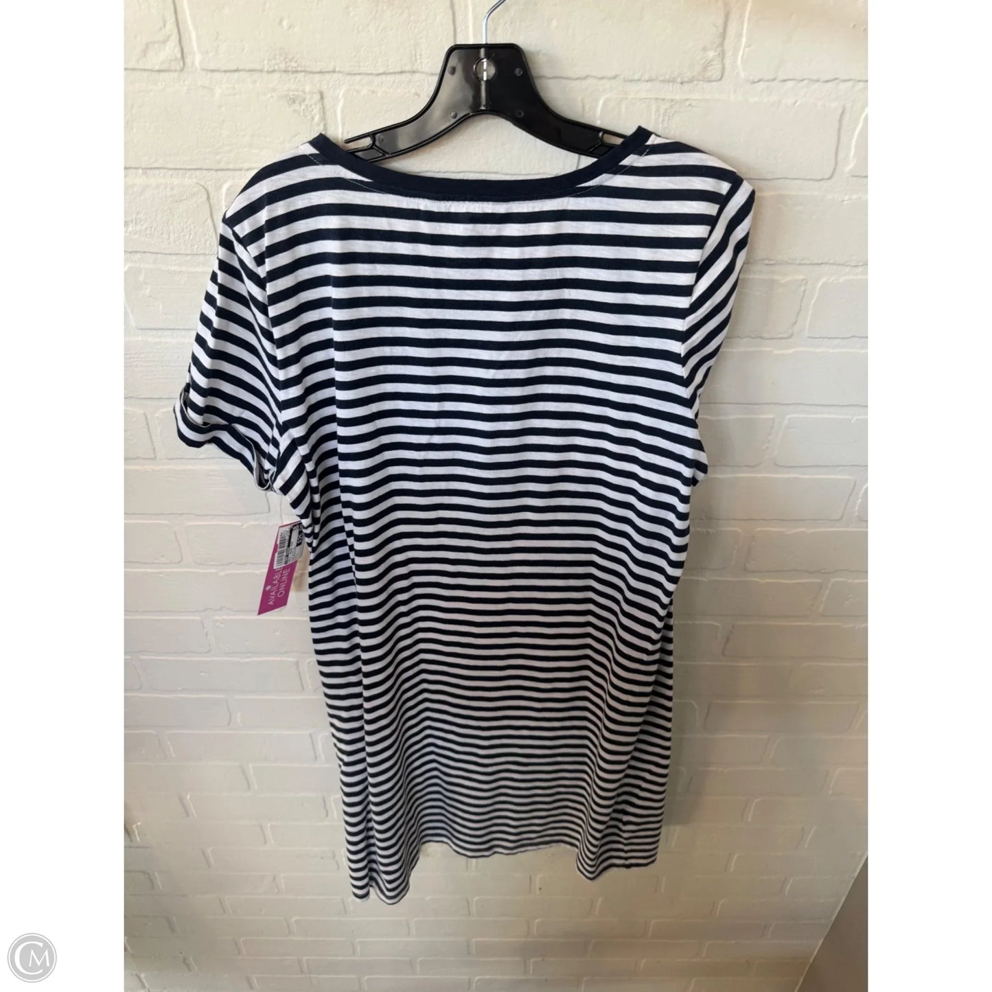 Dress Casual Midi By Tommy Bahama In Blue & White, Size: L