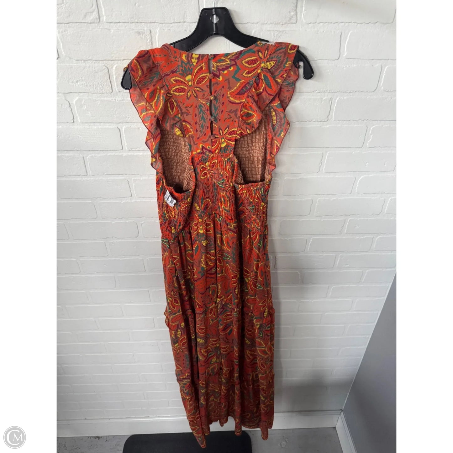 Dress Casual Maxi By Melloday In Orange, Size: Xl
