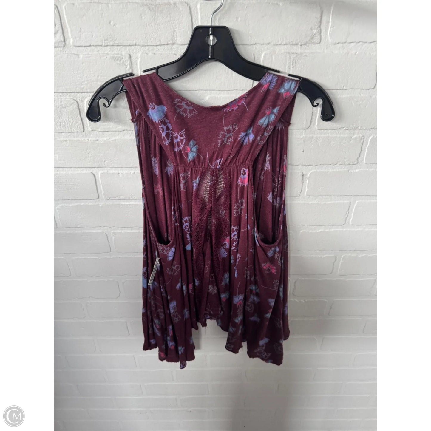Top Sleeveless By Free People In Red, Size: S