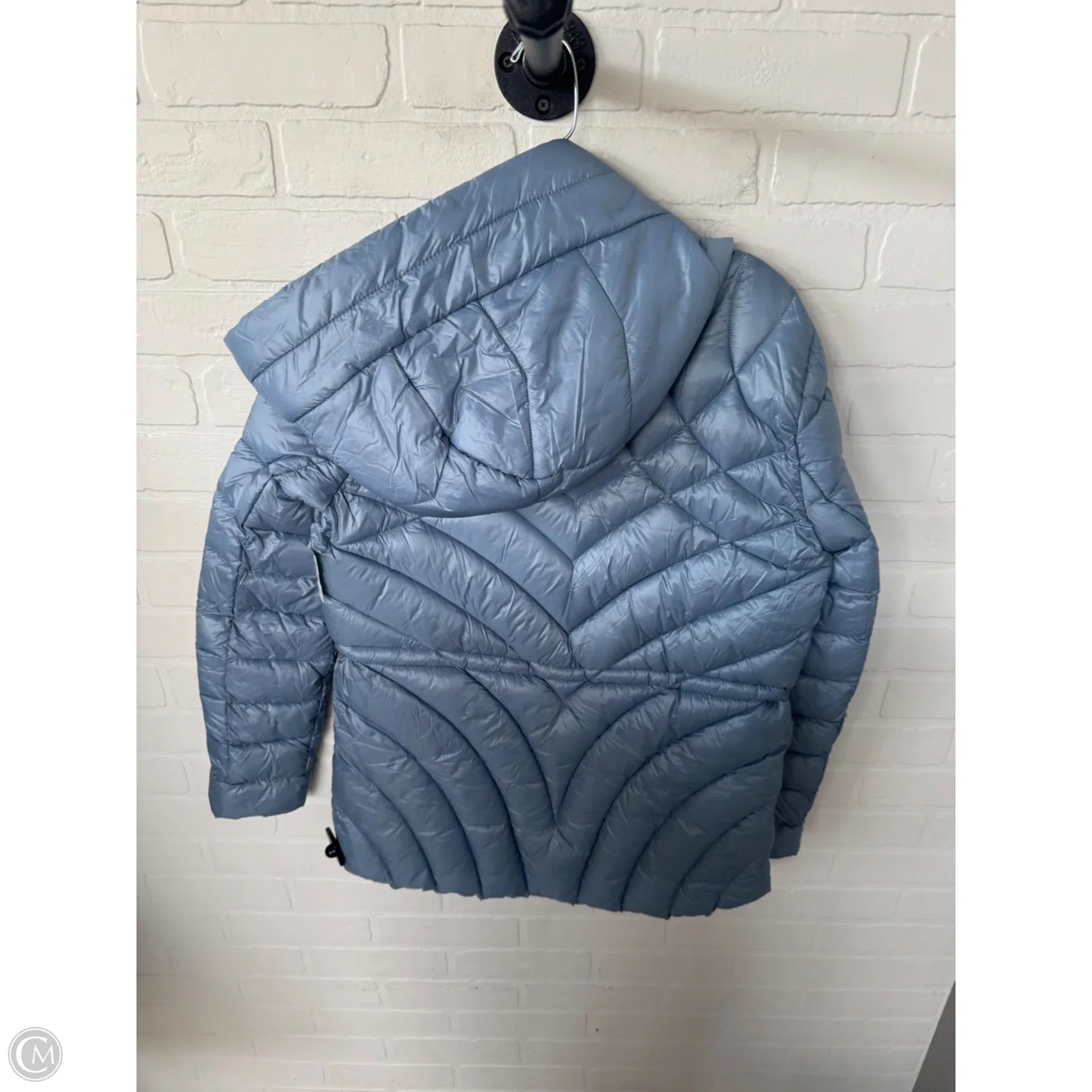 Coat Puffer & Quilted By Bernardo In Blue, Size: M