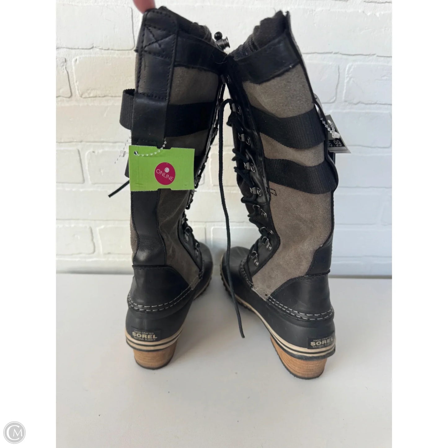 Boots Snow By Sorel In Black & Brown, Size: 8