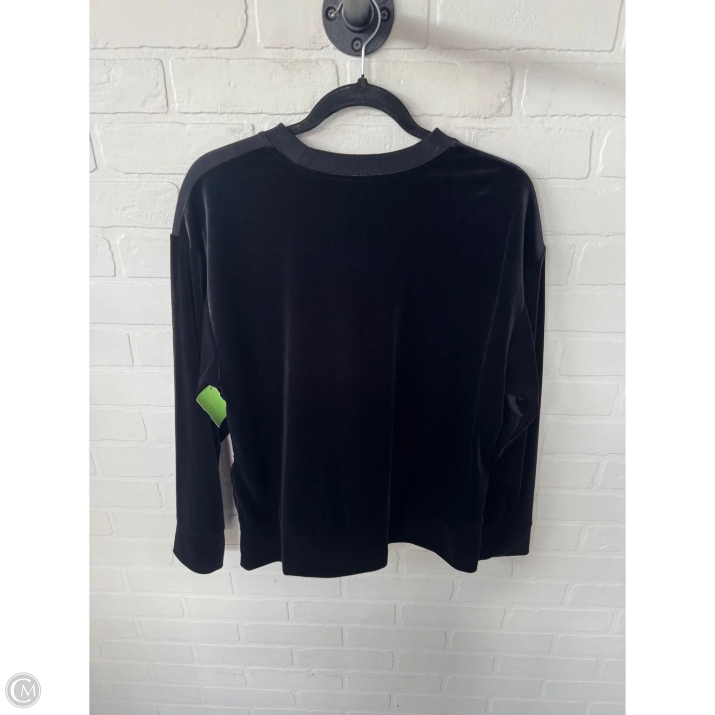 Athletic Sweatshirt Crewneck By Athleta In Black, Size: S