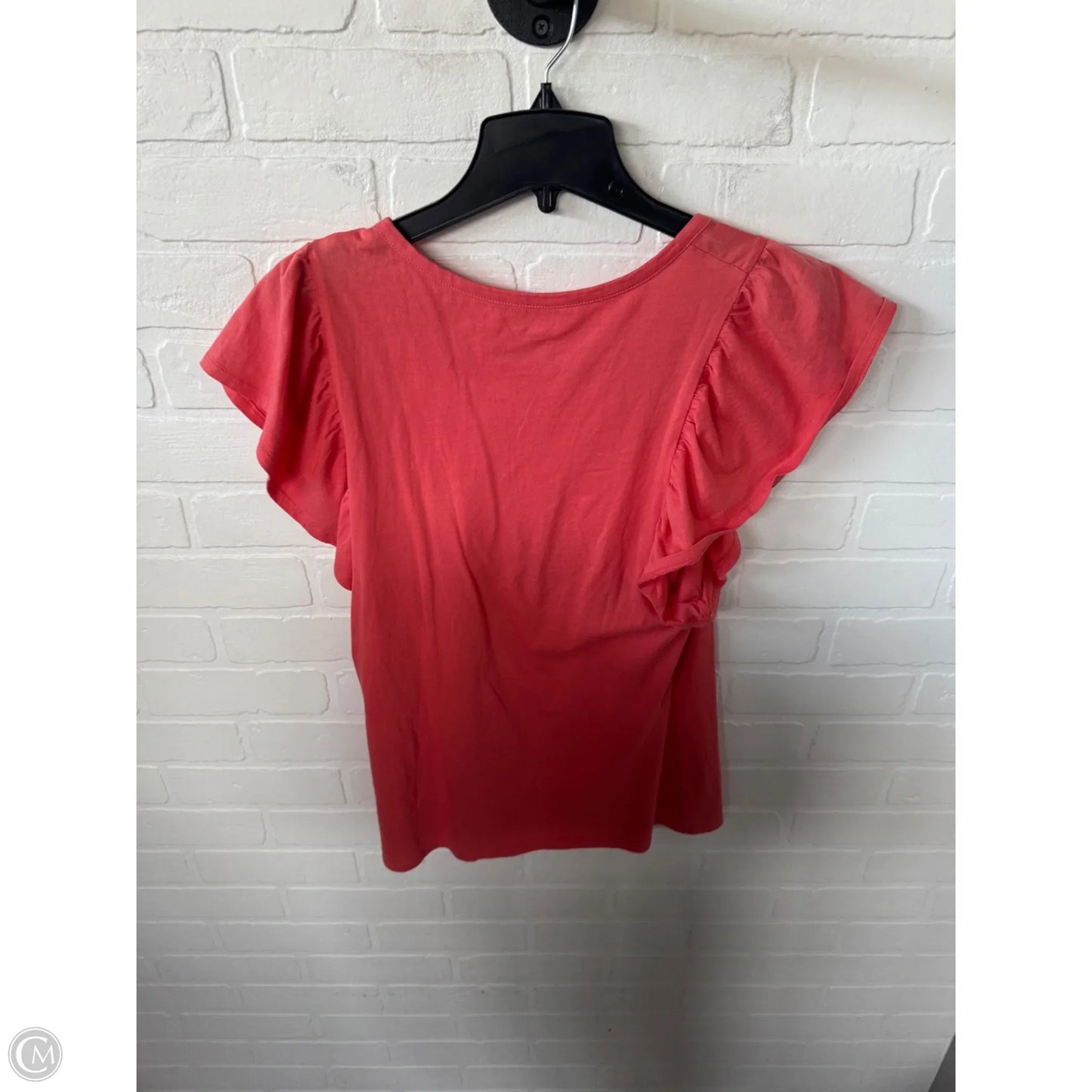 Top Short Sleeve By Gap In Orange, Size: M