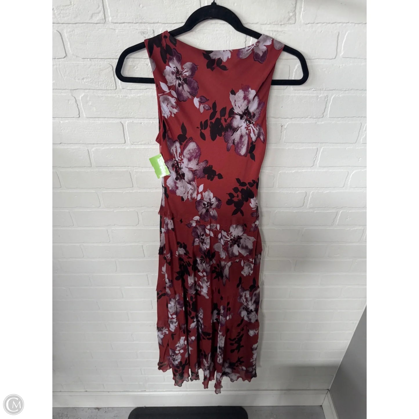 Dress Casual Maxi By Simply Vera In Brown & Cream, Size: Xs