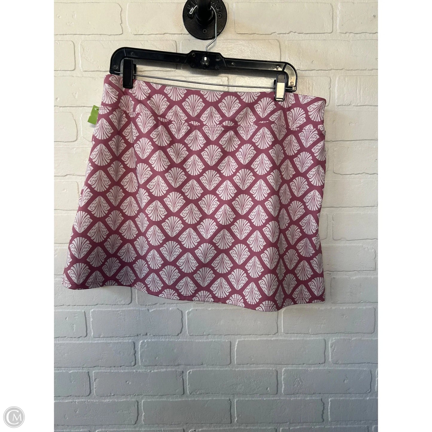 Athletic Skort By Sigrid Olsen In Pink & White, Size: 16