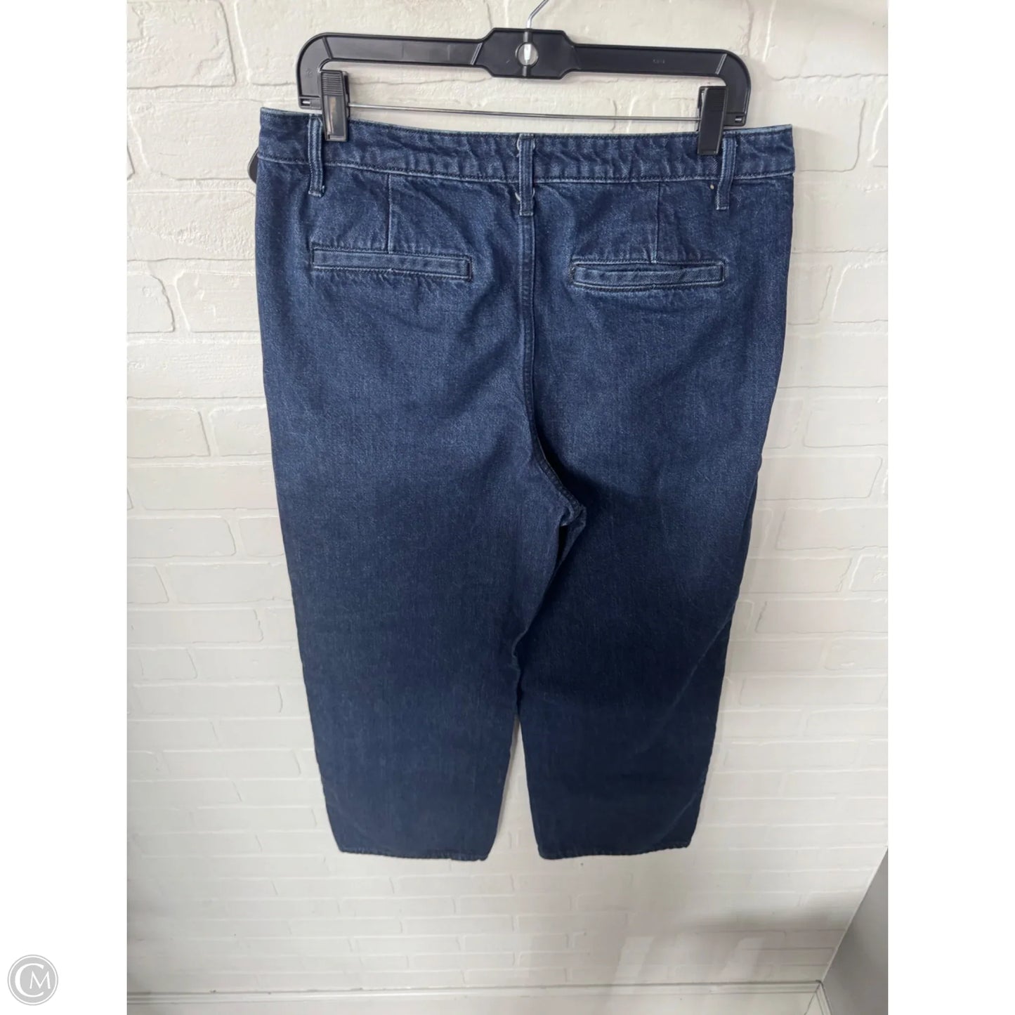 Jeans Wide Leg By Banana Republic In Blue Denim, Size: 12