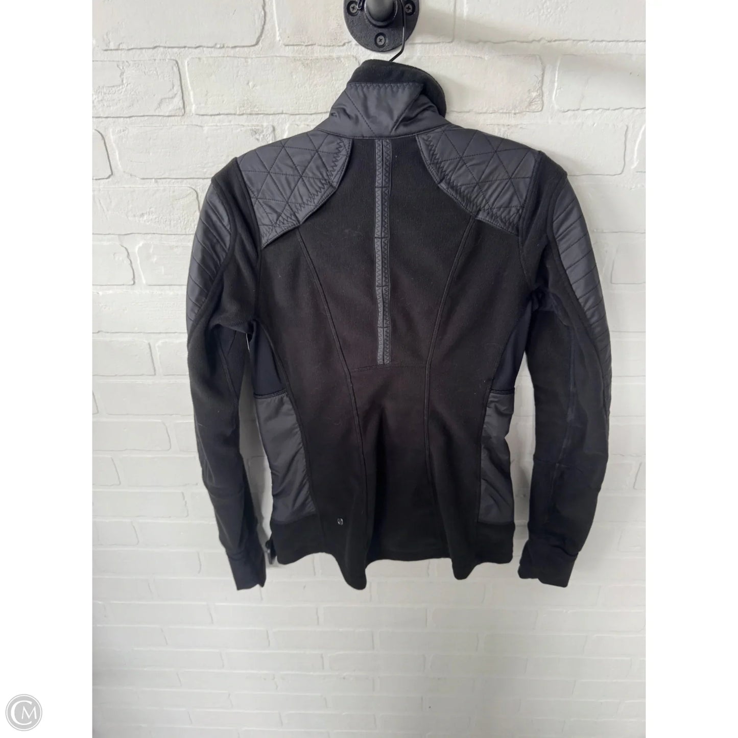Athletic Jacket By Lululemon In Black, Size: S