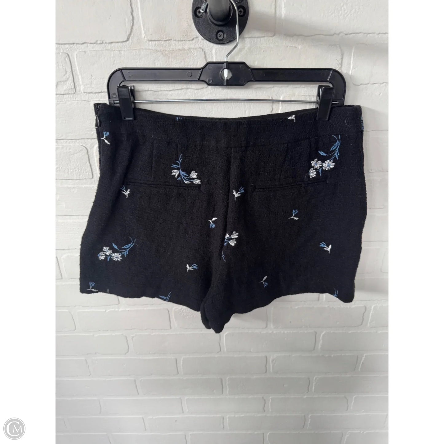 Shorts By Ann Taylor In Black & Blue, Size: 10