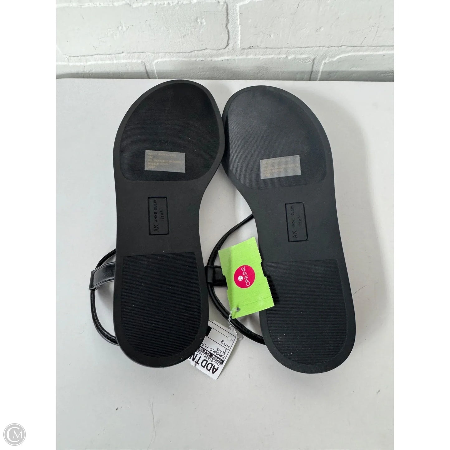 Sandals Flats By Anne Klein In Black, Size: 9