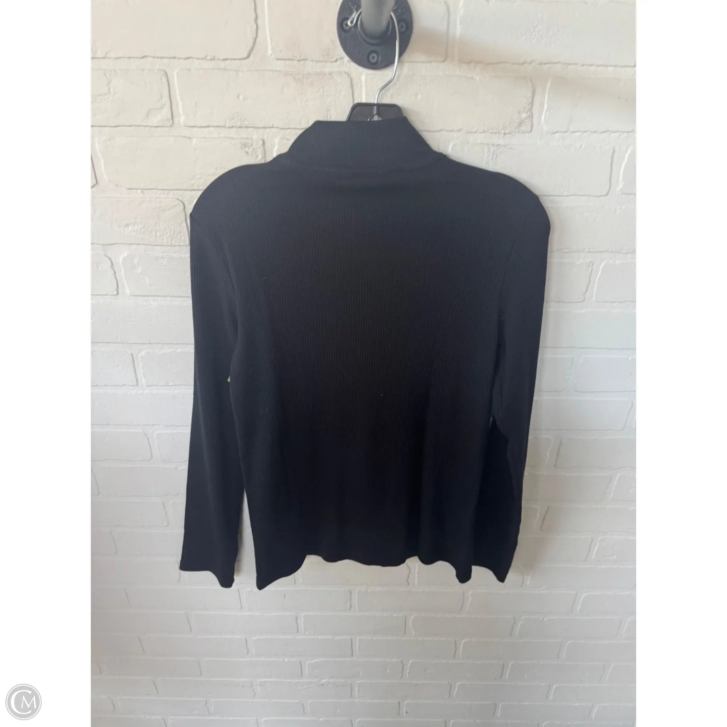 Top Long Sleeve By Talbots In Black, Size: M