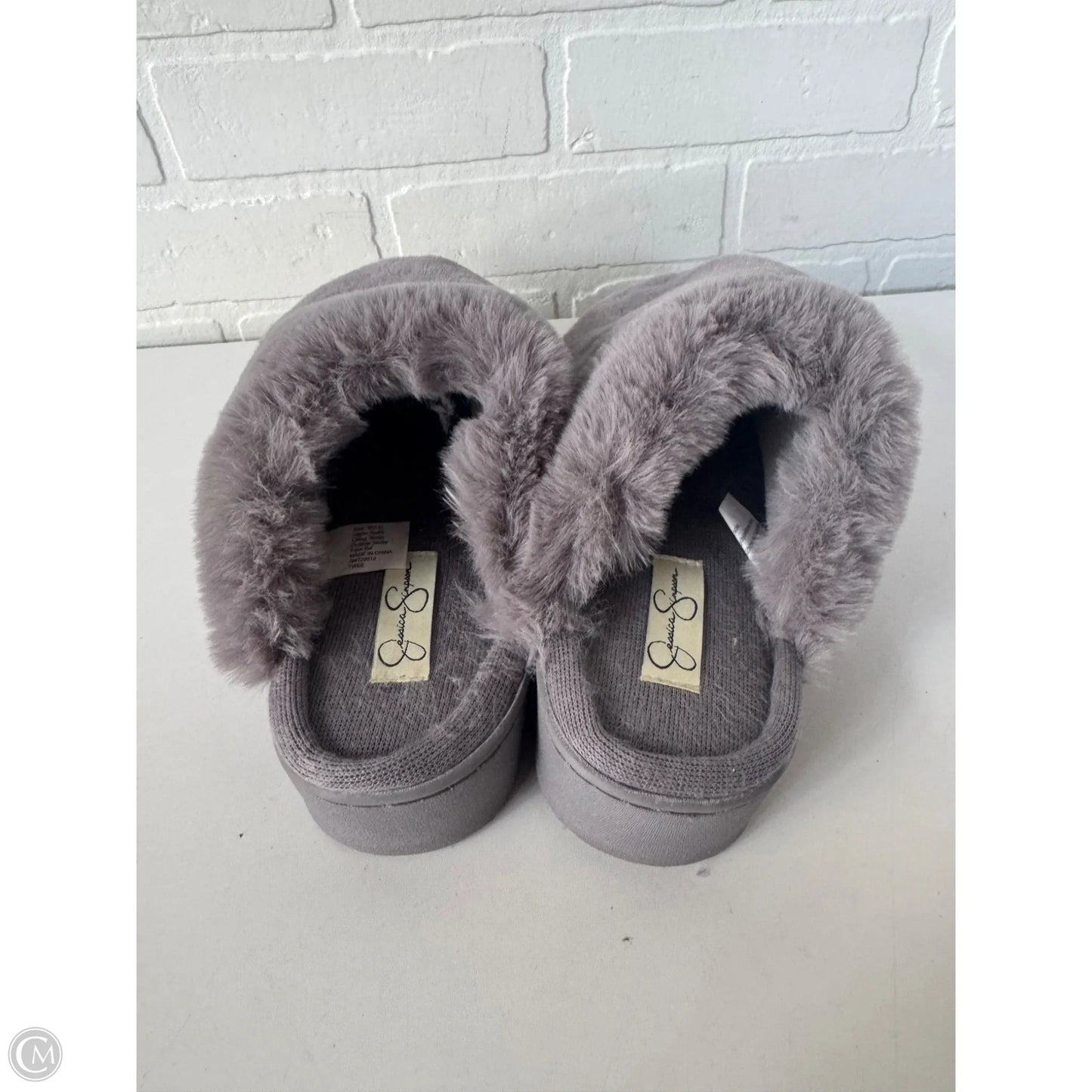 Slippers By Jessica Simpson In Grey, Size: 7