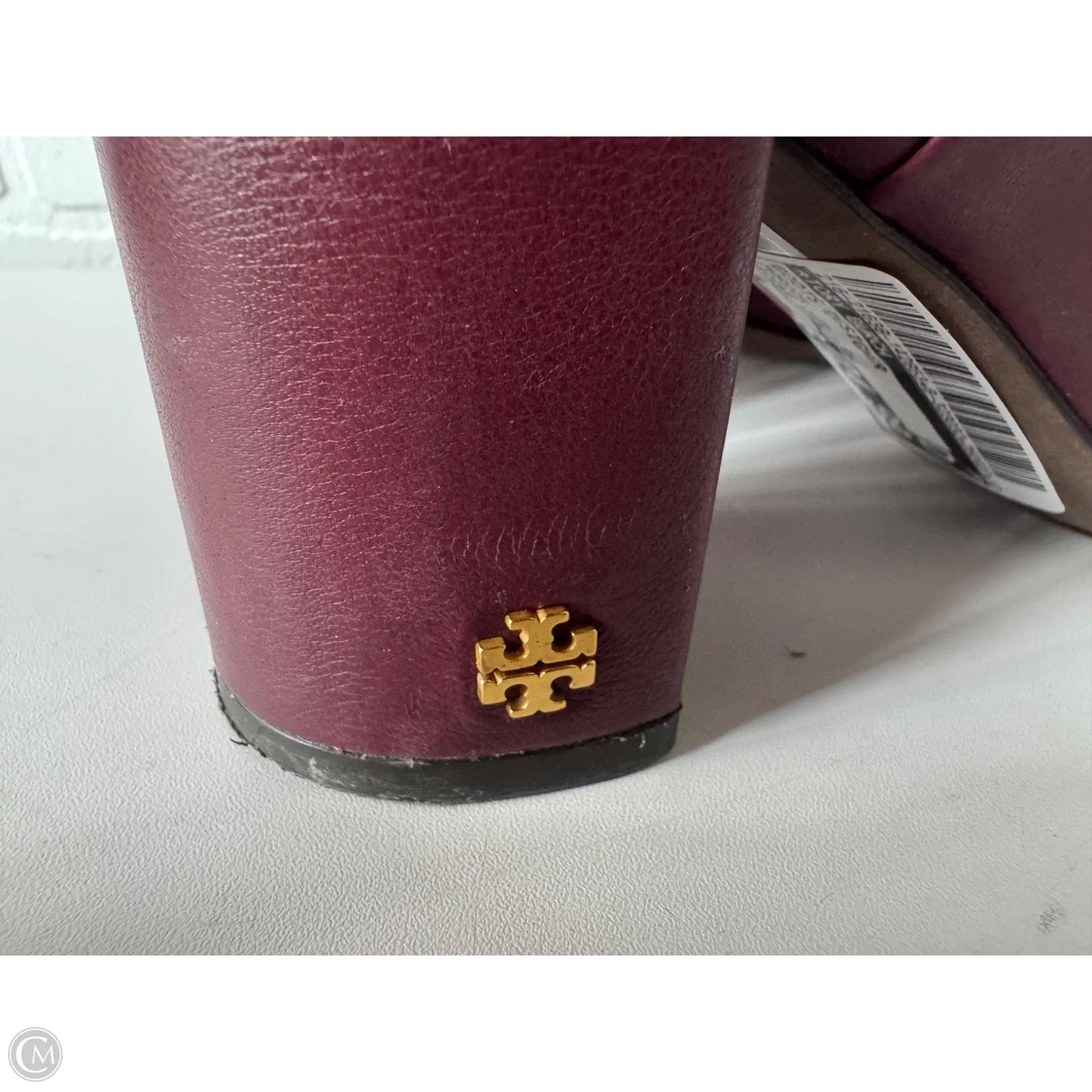 Boots Designer By Tory Burch In Maroon, Size: 6