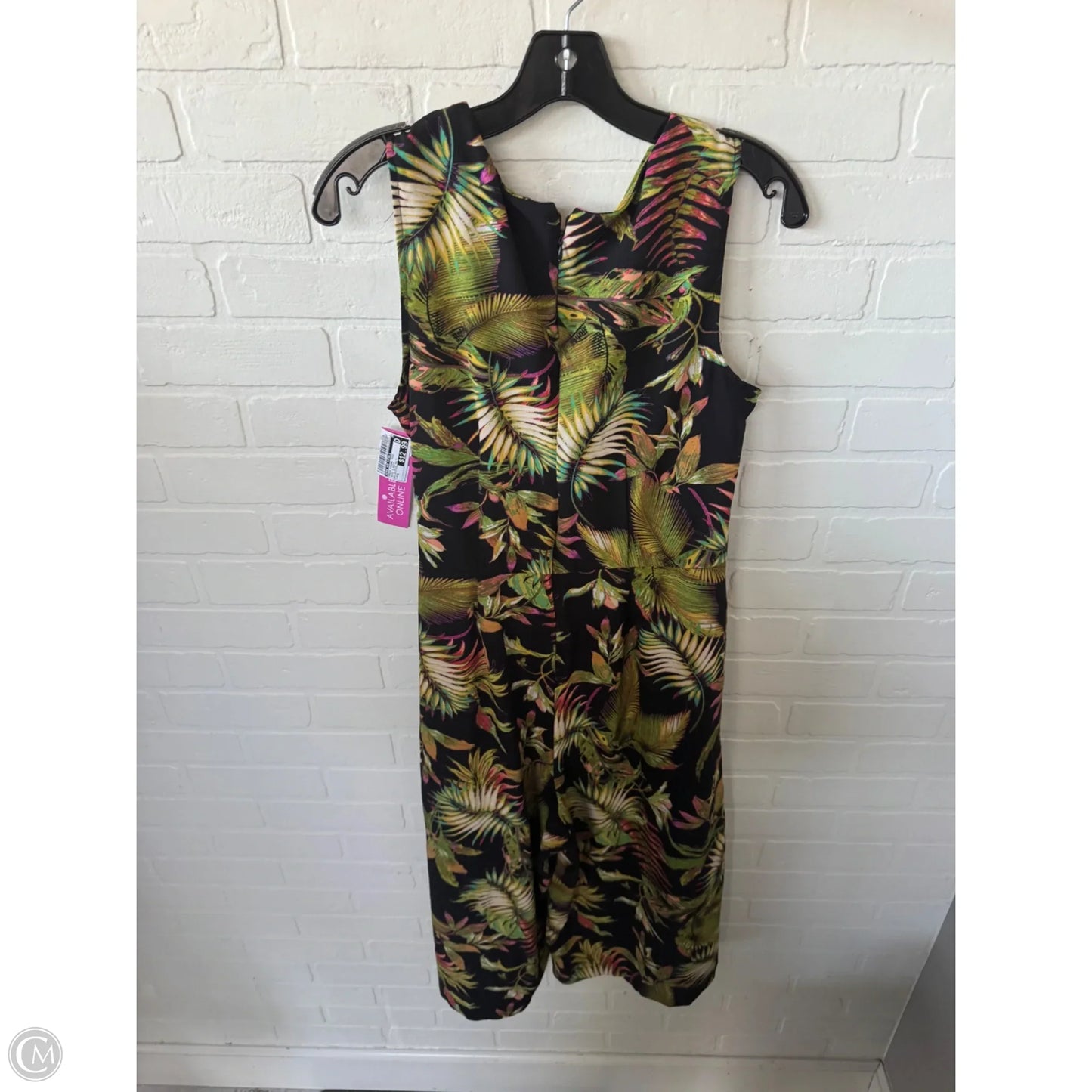 Dress Casual Midi By Emma And Michele In Black & Green, Size: M