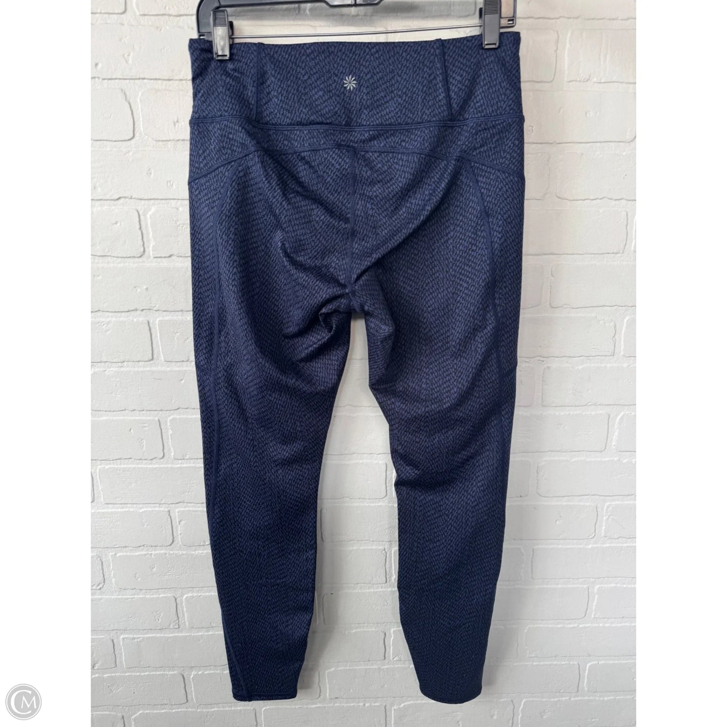 Athletic Leggings By Athleta In Blue, Size: 8
