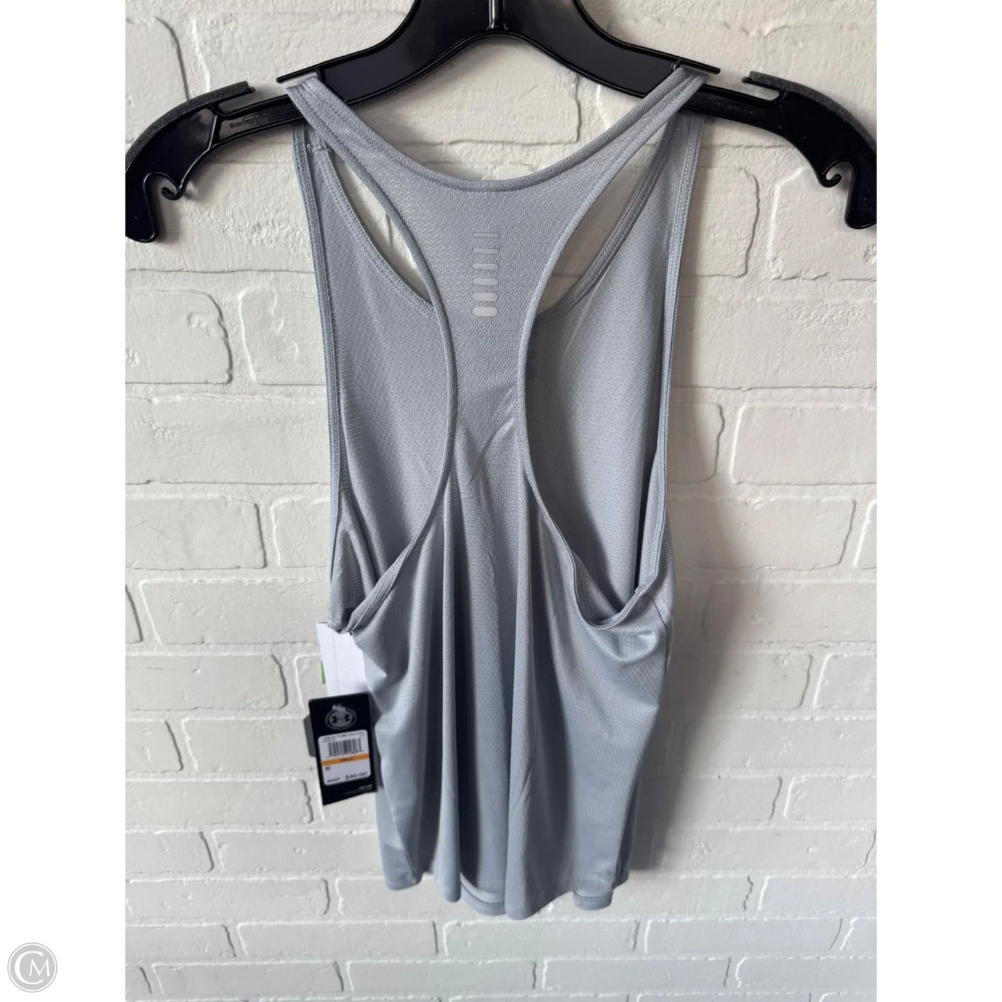 Athletic Tank Top By Under Armour In Grey, Size: S