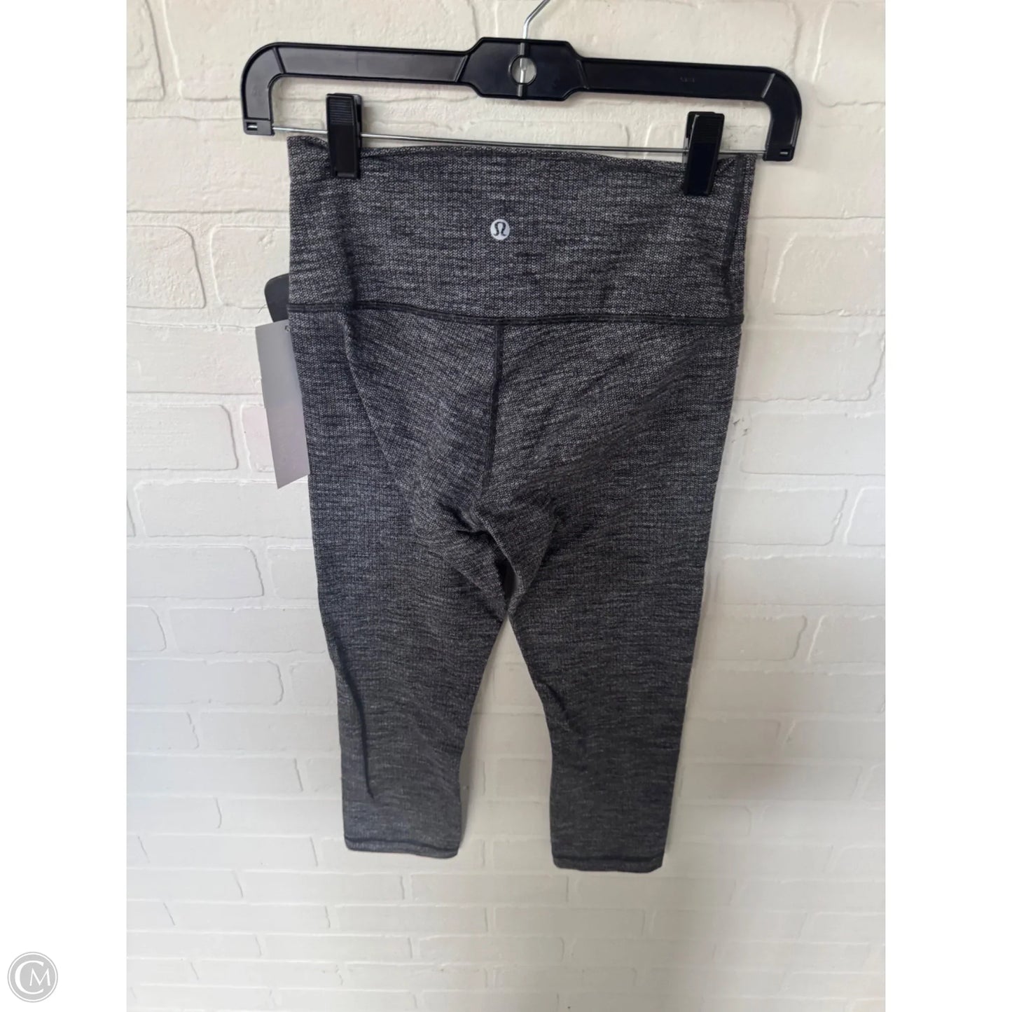 Athletic Capris By Lululemon In Grey, Size: 6