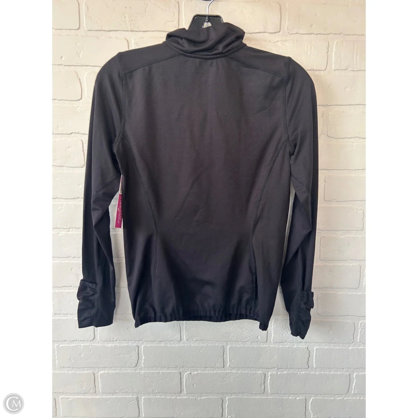 Athletic Top Long Sleeve Collar By Lauren By Ralph Lauren In Black, Size: Xxs