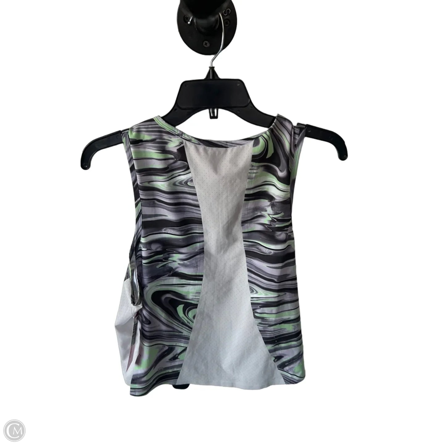 Athletic Tank Top By Lululemon In Black & Grey, Size: L