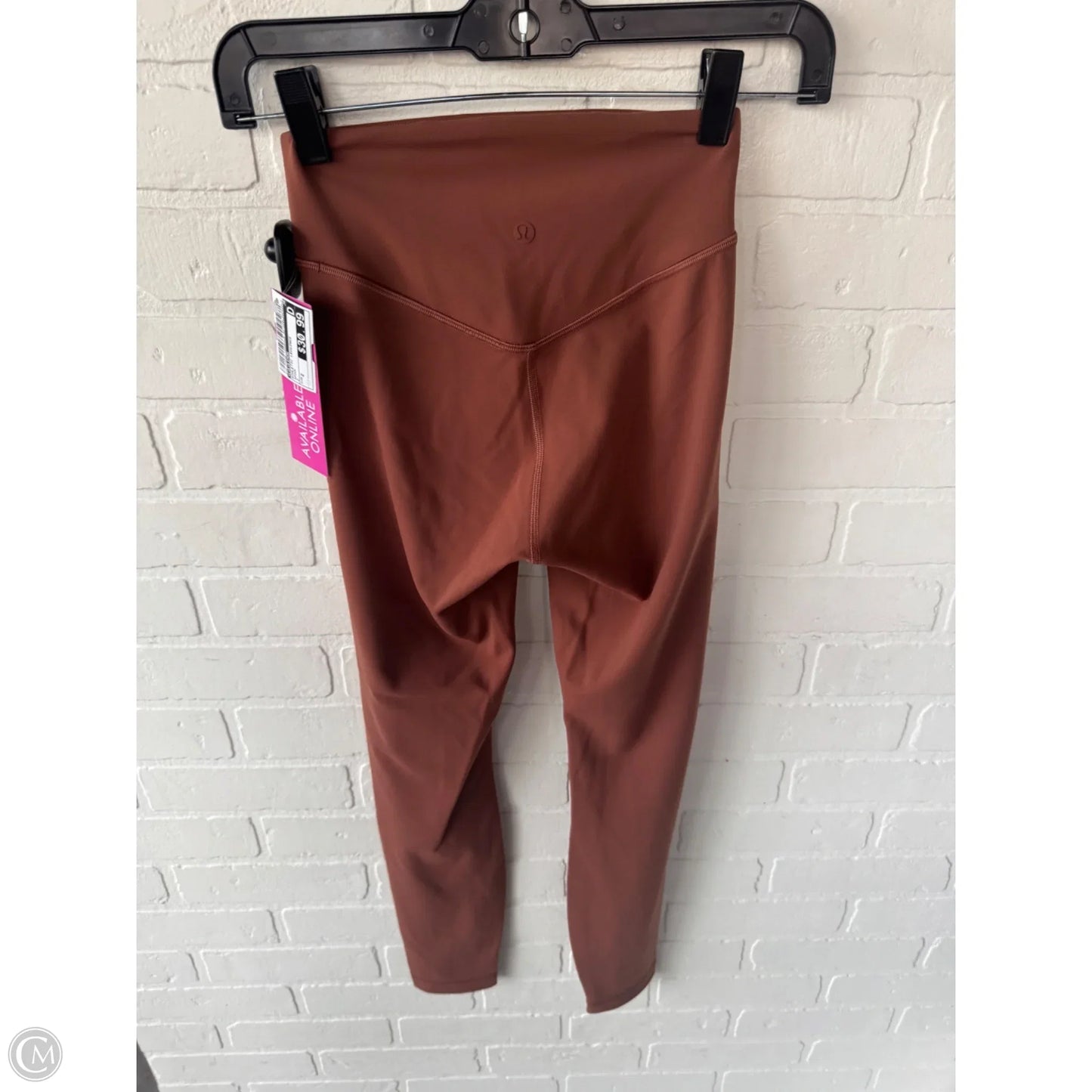 Athletic Leggings By Lululemon In Brown, Size: 2