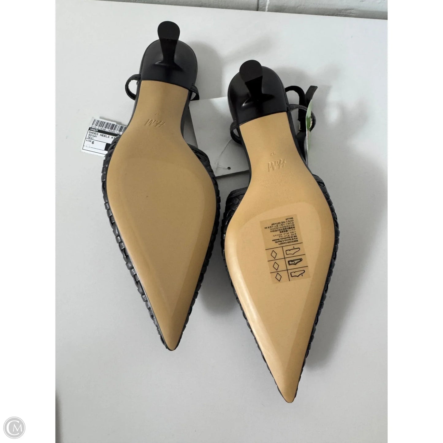Shoes Heels Kitten By H&m In Brown, Size: 6