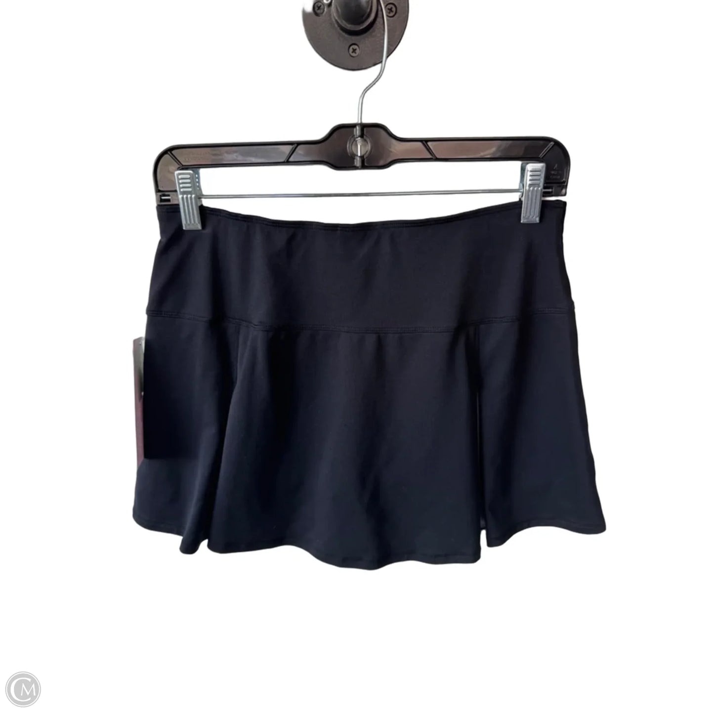 Athletic Skort By K Swiss In Black & Grey, Size: 4