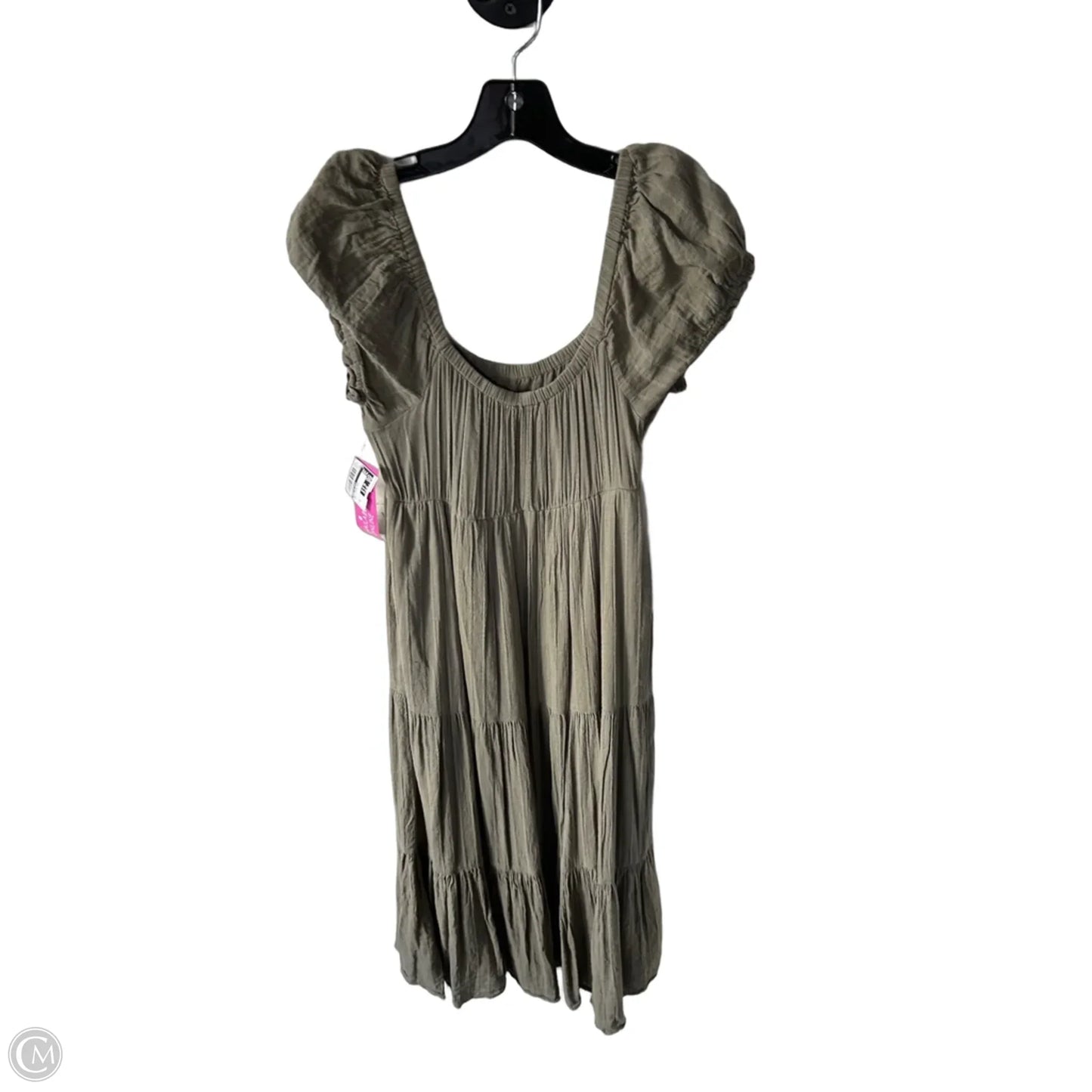 Dress Casual Midi By American Eagle In Green, Size: M