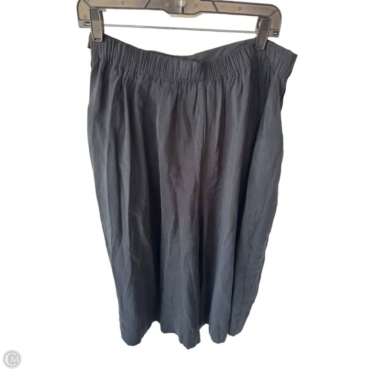 Skirt Midi By Anthropologie In Black, Size: 8