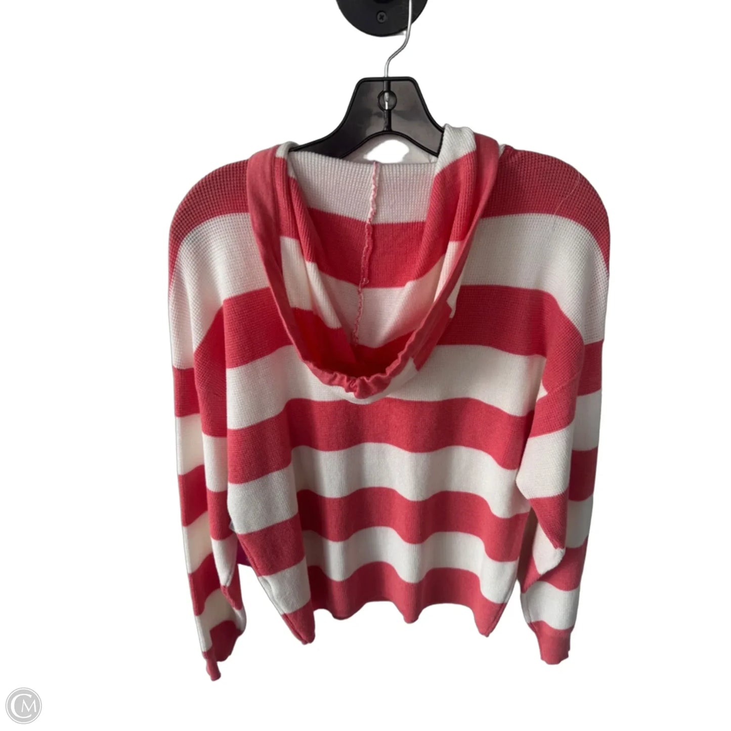 Sweater By Cyrus In Pink & White, Size: S