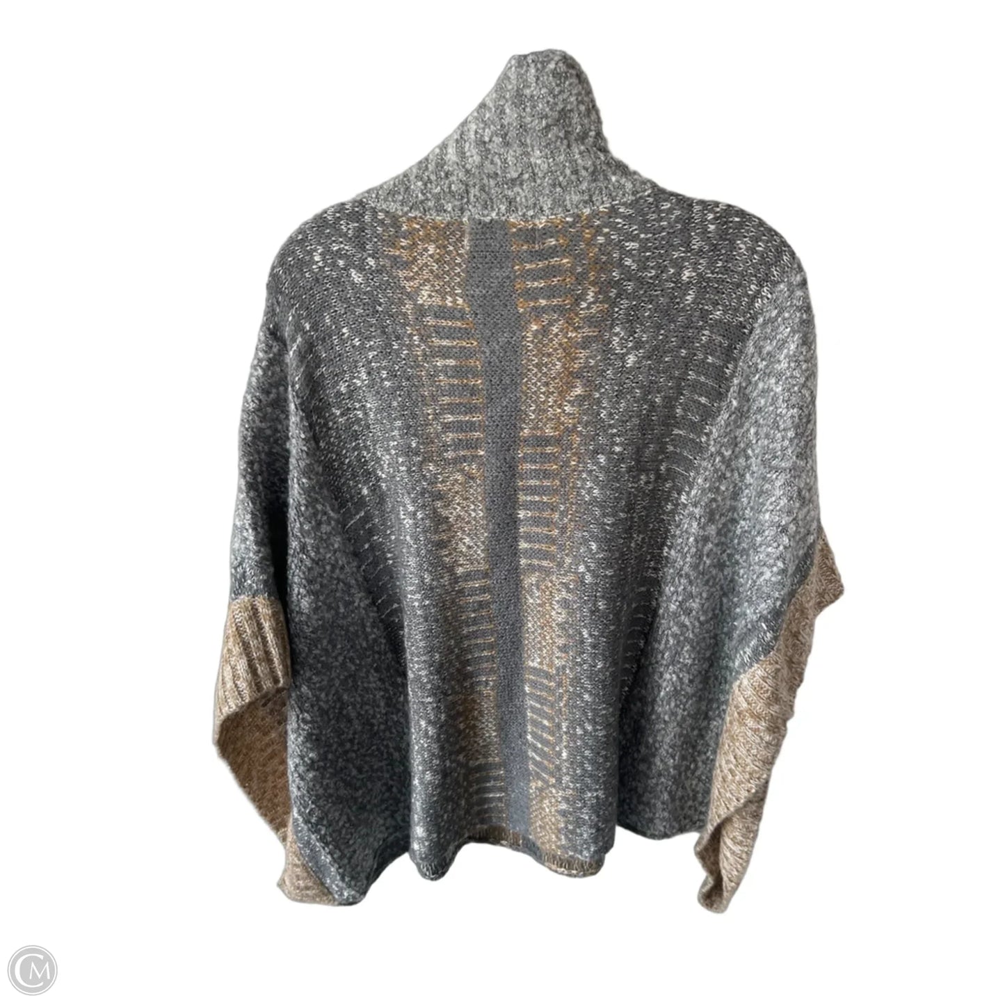 Sweater By Braeve In Grey & Tan, Size: M