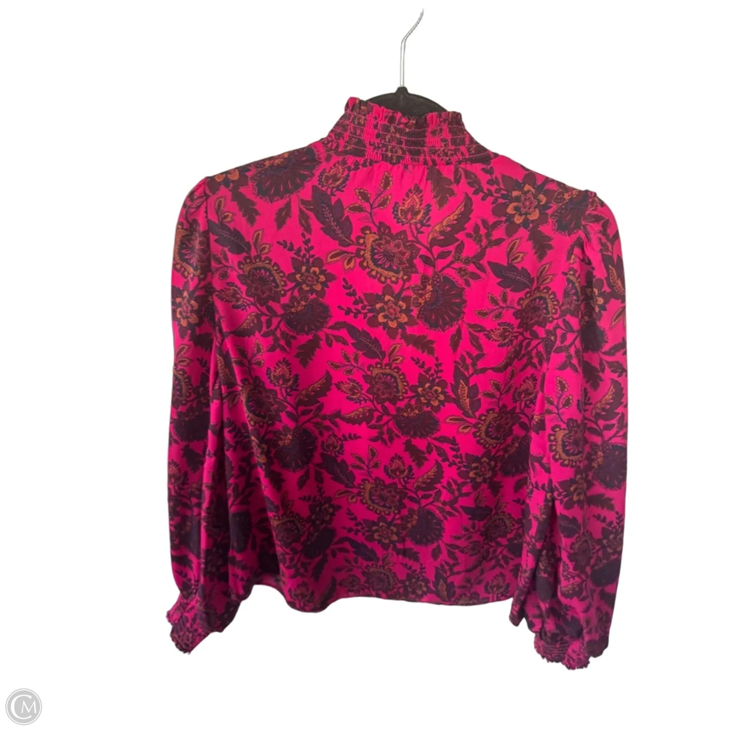 Top Long Sleeve By Evereve In Pink, Size: S