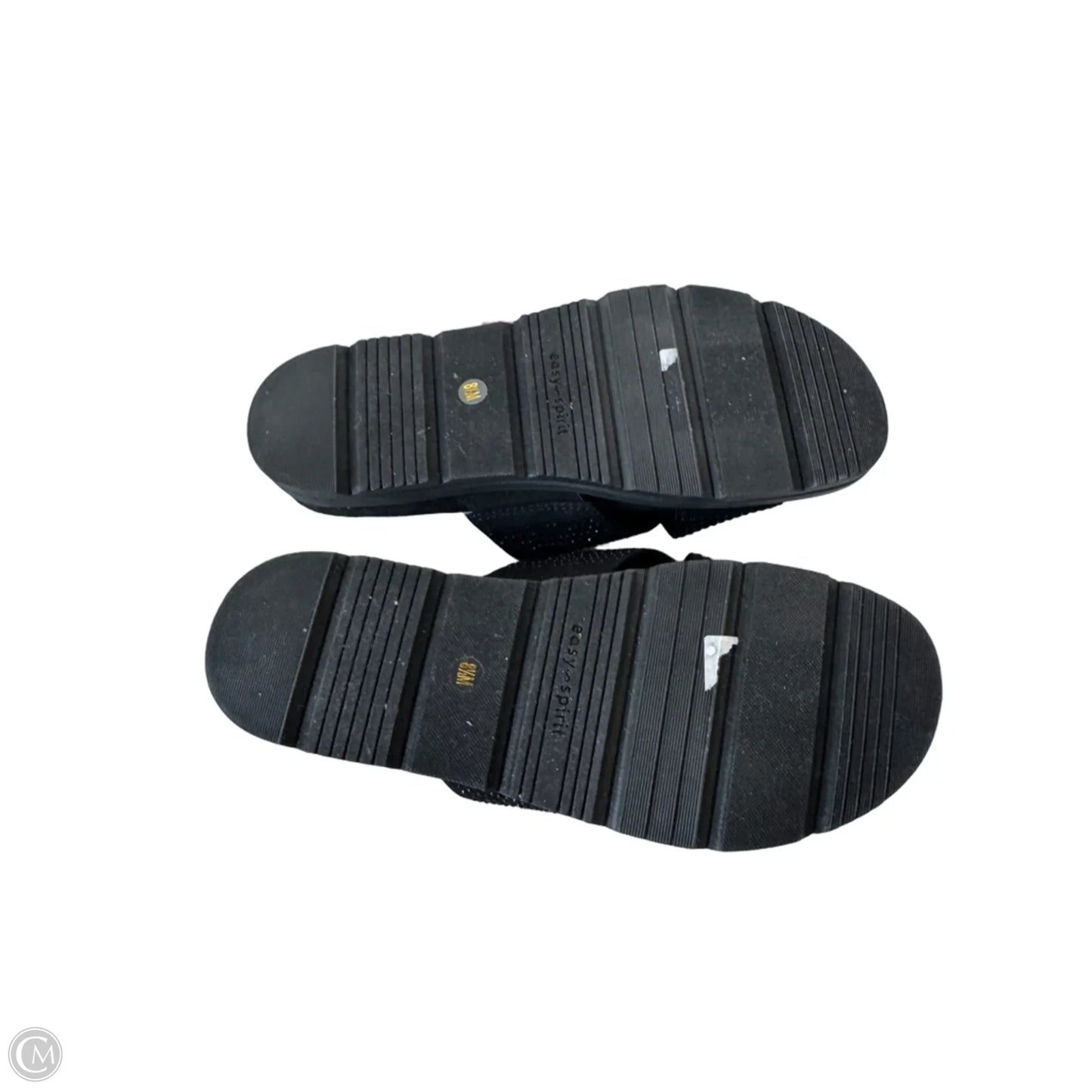 Sandals Flats By Easy Spirit In Black & Blue, Size: 8.5