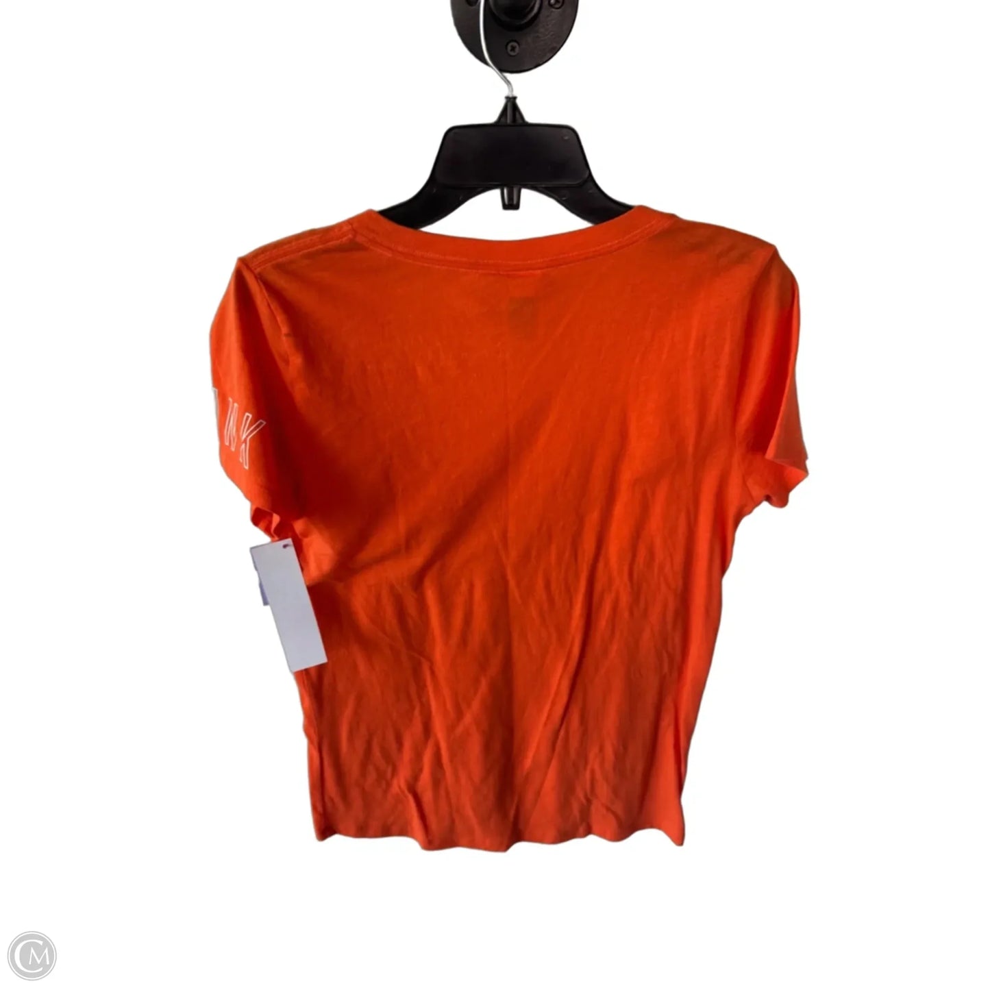 Top Short Sleeve Basic By Pink In Orange, Size: L