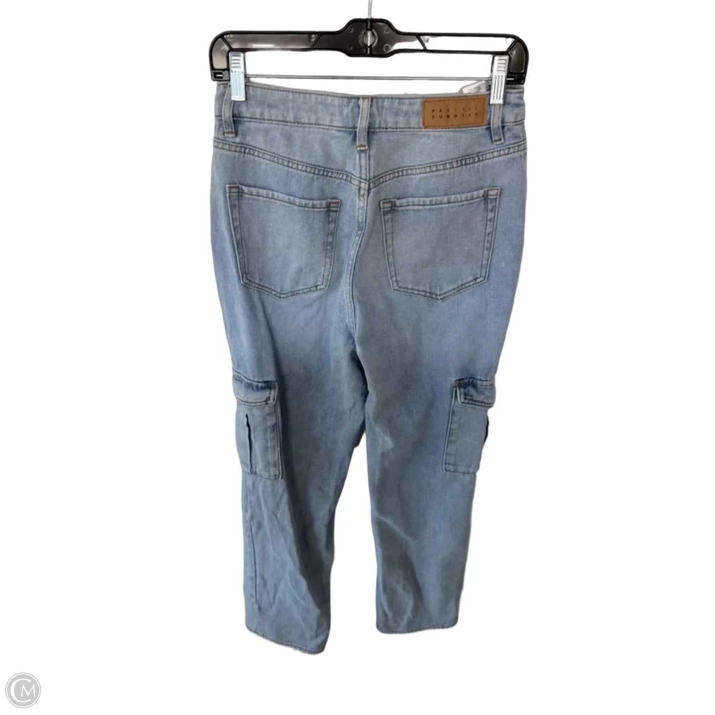 Jeans Straight By Pacsun In Blue Denim, Size: 4