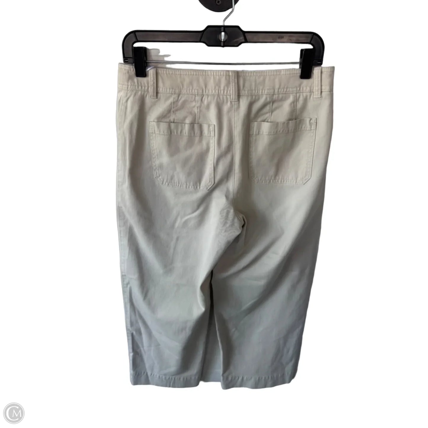 Pants Wide Leg By Talbots In Cream, Size: 4p