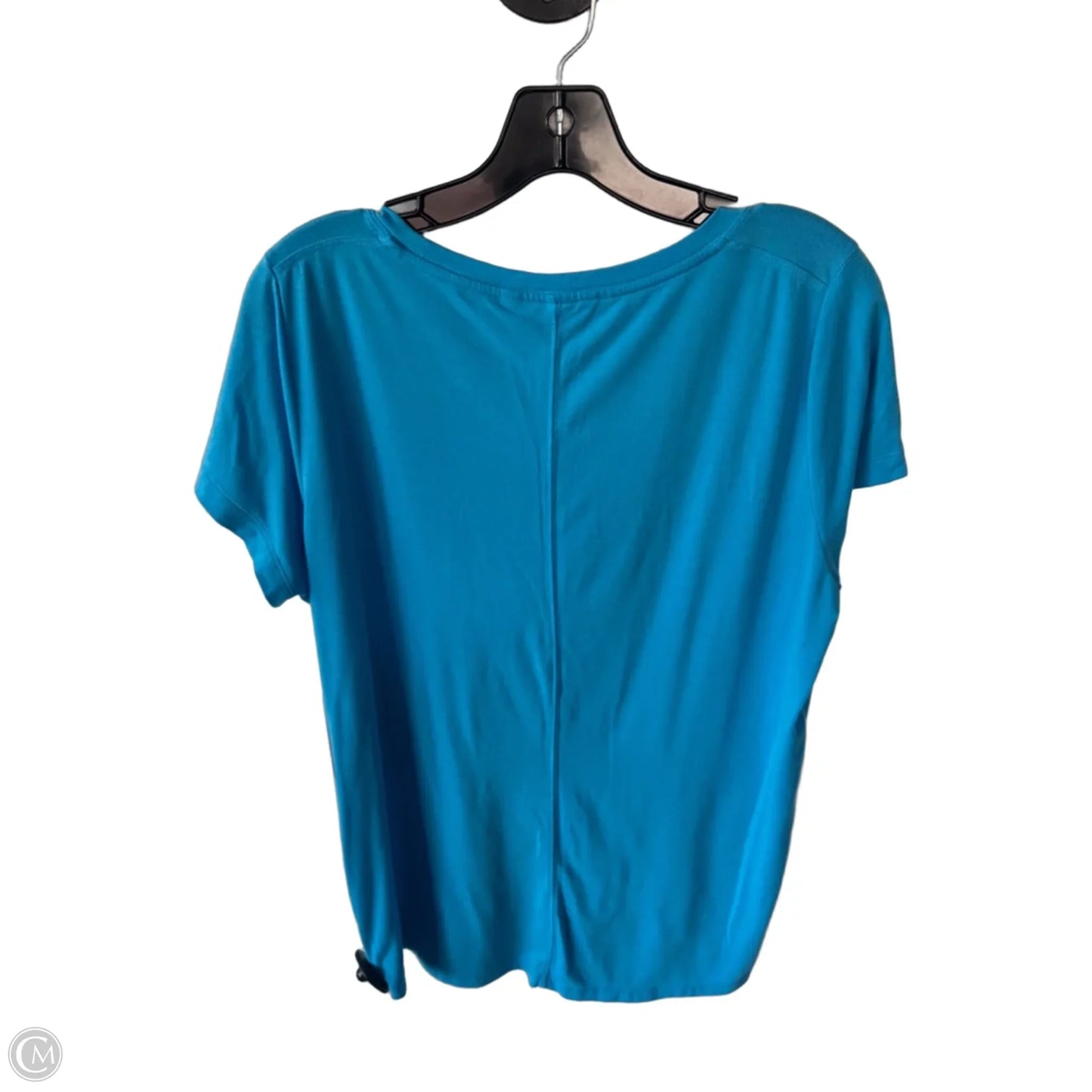Athletic Top Short Sleeve By Athleta In Blue, Size: M