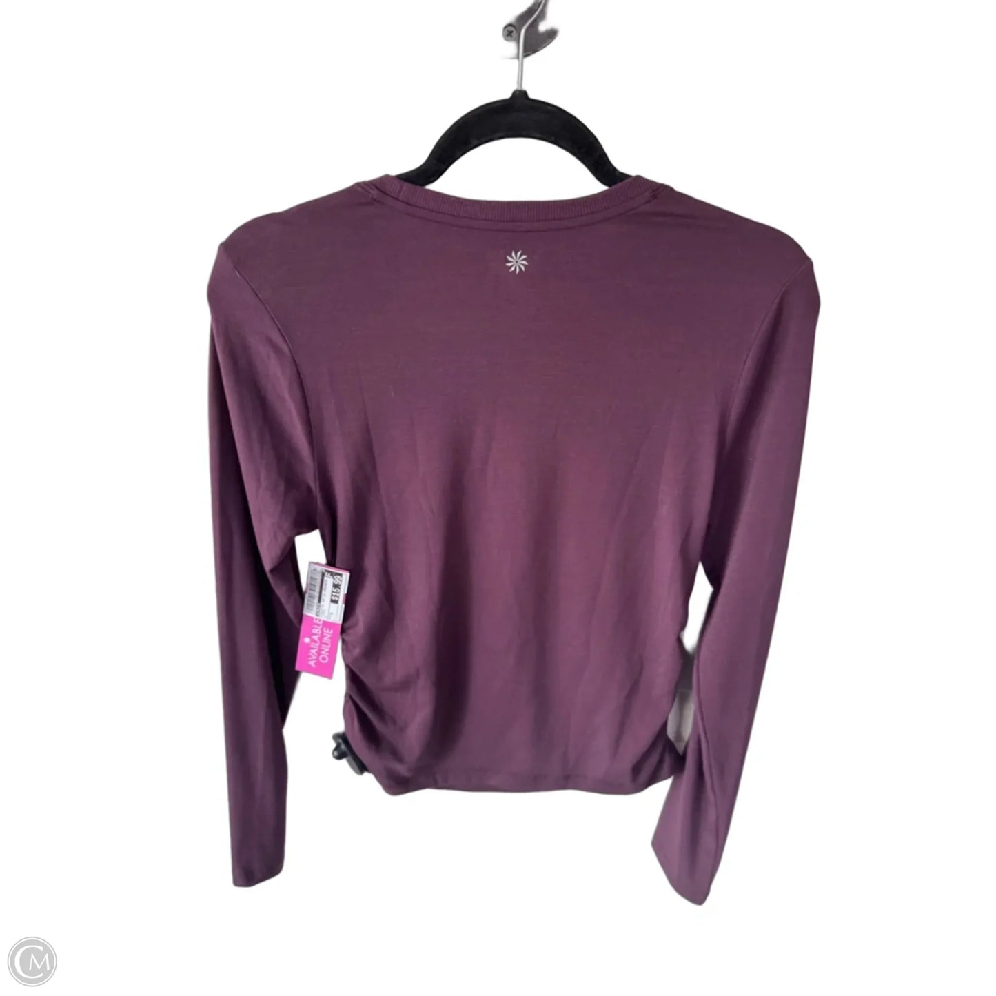Athletic Top Long Sleeve Crewneck By Athleta In Purple, Size: S