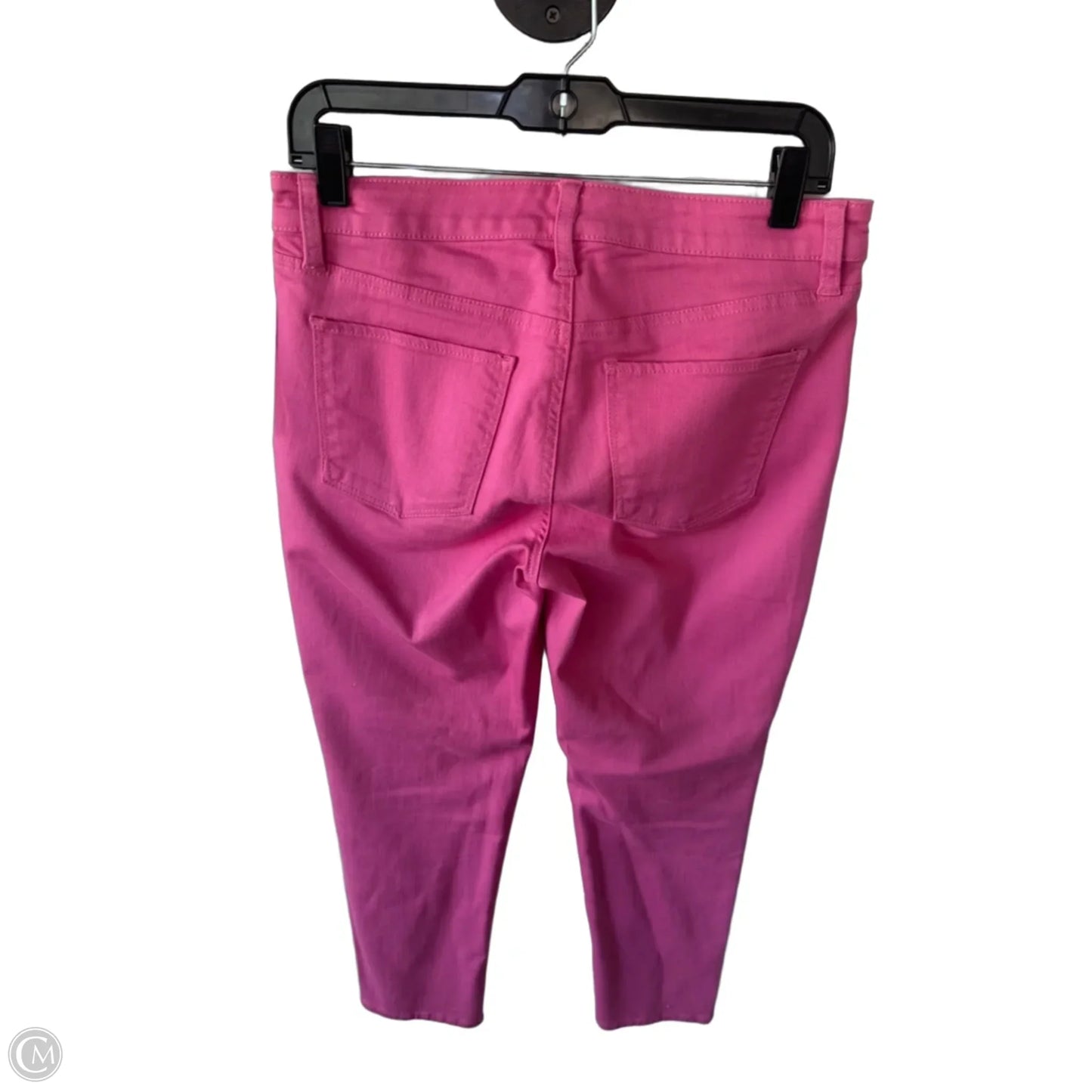 Jeans Straight By Talbots In Pink Denim, Size: 6p