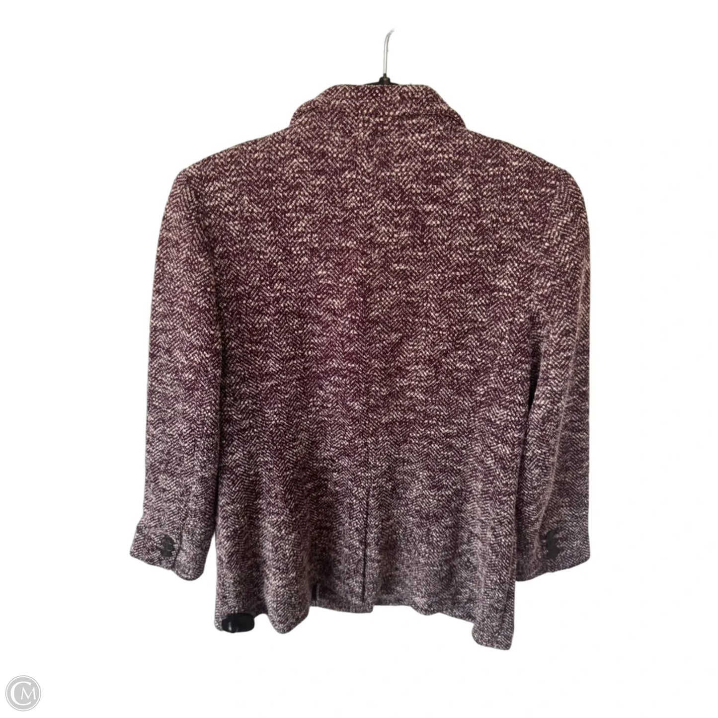 Blazer By Talbots In Purple & White, Size: Sp