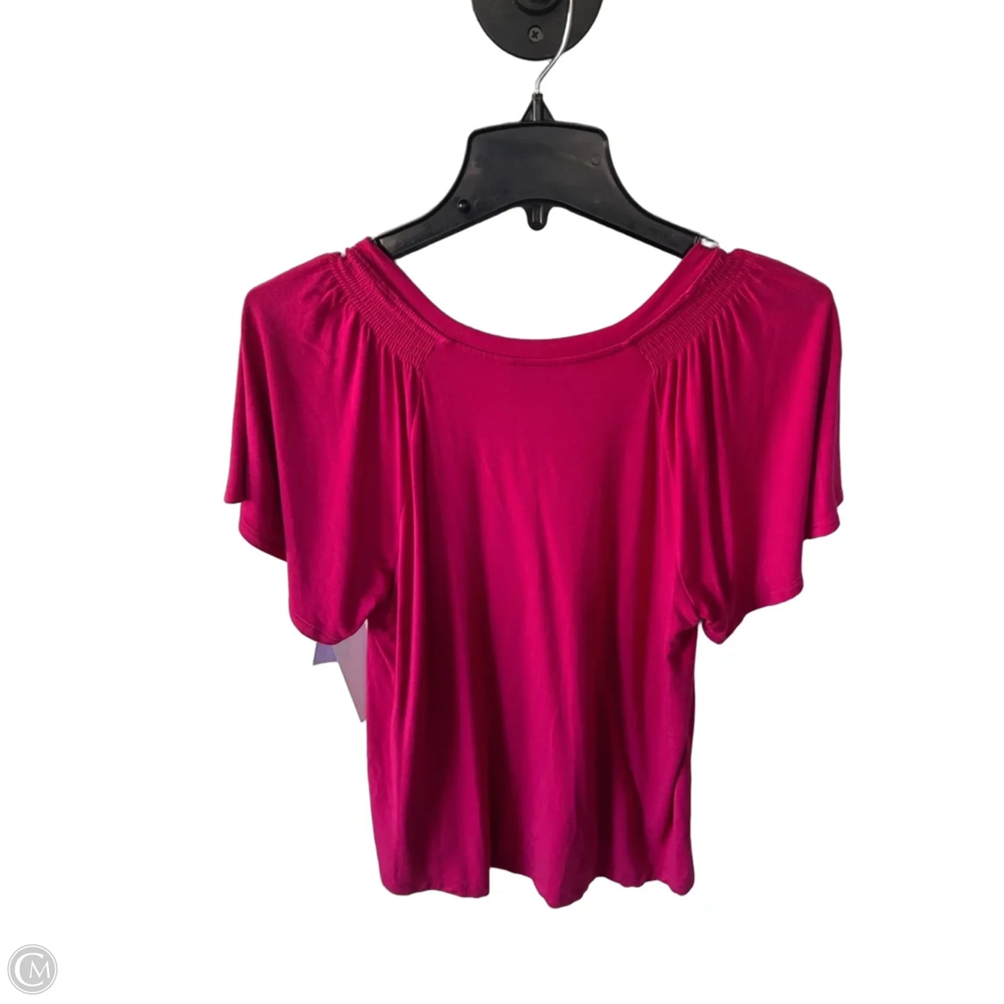 Top Short Sleeve By Liverpool In Pink, Size: S