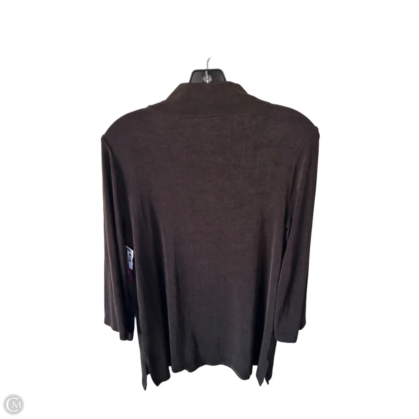 Top Long Sleeve By Chicos In Brown, Size: M