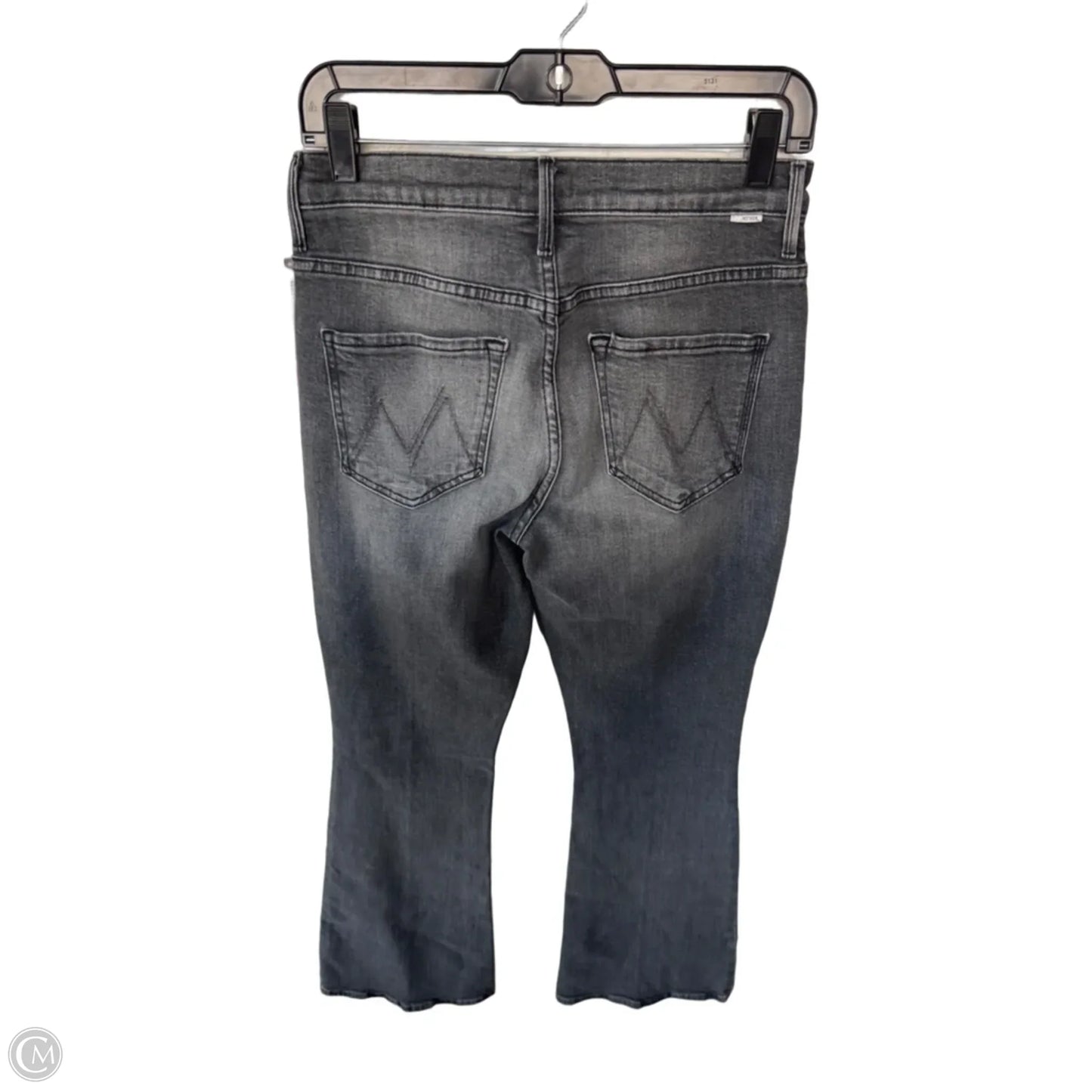 Jeans Boot Cut By Mother In Grey Denim, Size: 4