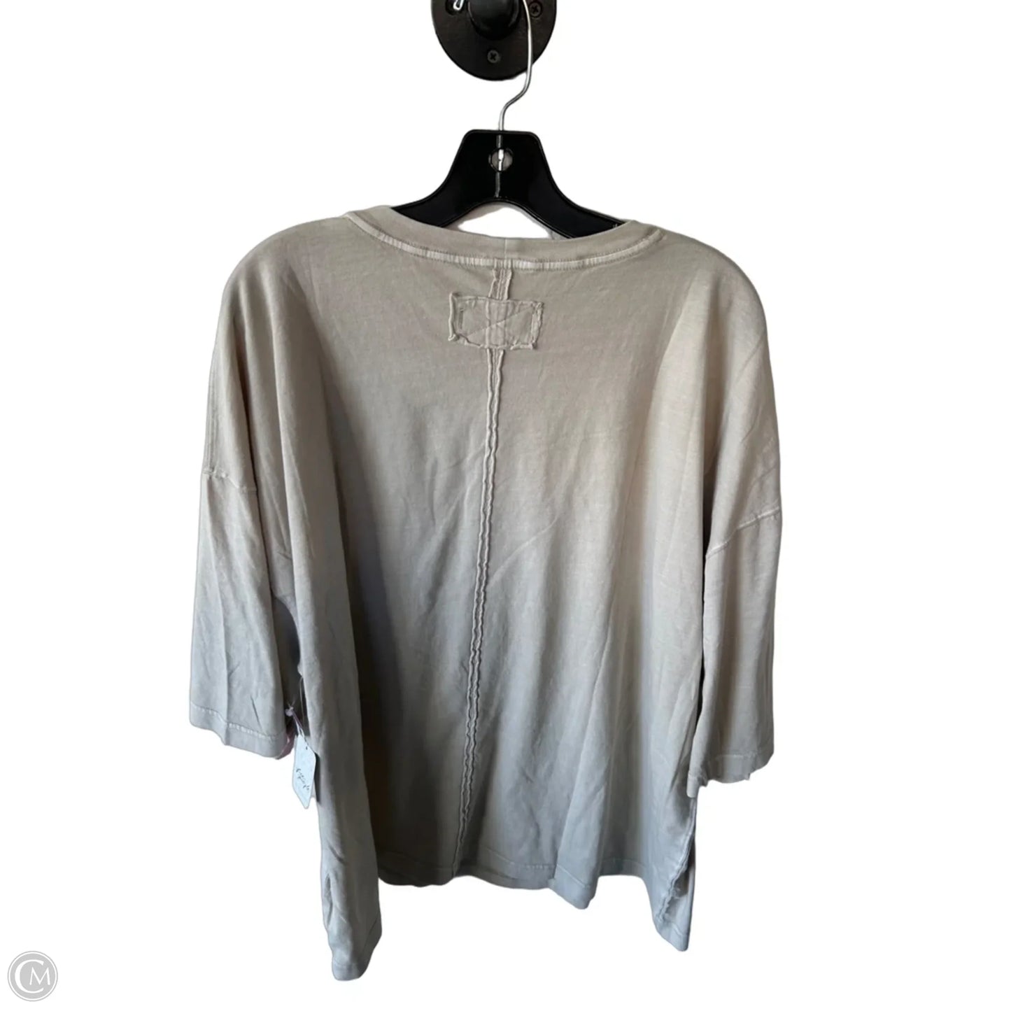 Top Short Sleeve By We The Free In Beige, Size: Xl
