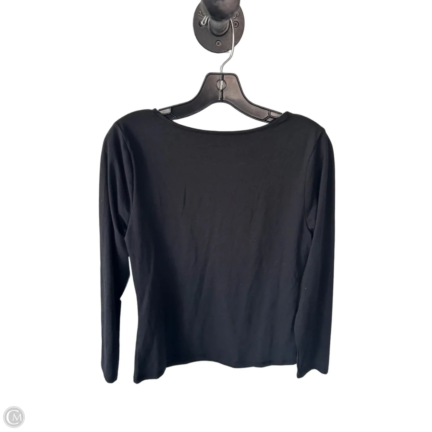 Top Long Sleeve Basic By Old Navy In Black, Size: L