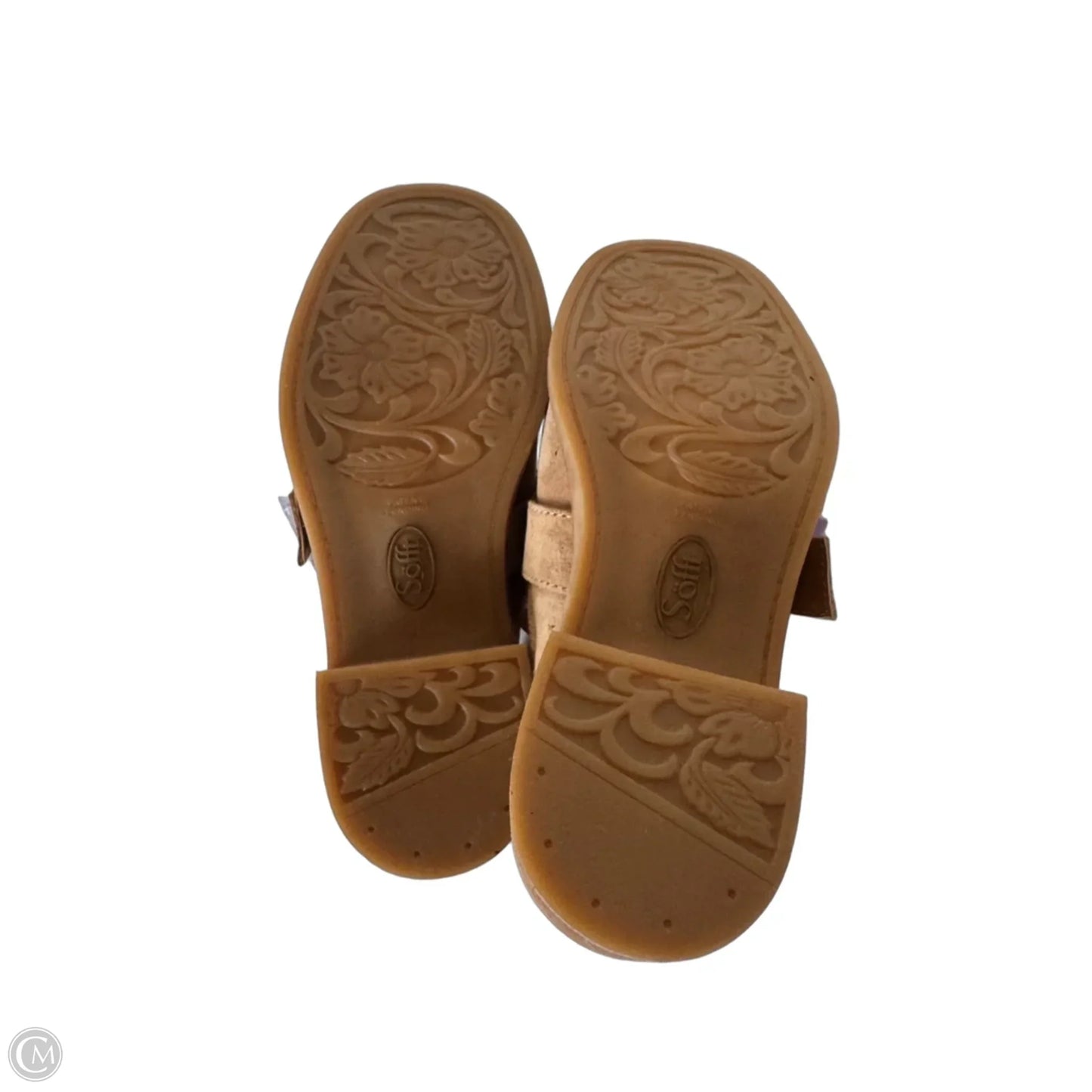 Shoes Heels Block By Soffe In Tan, Size: 6