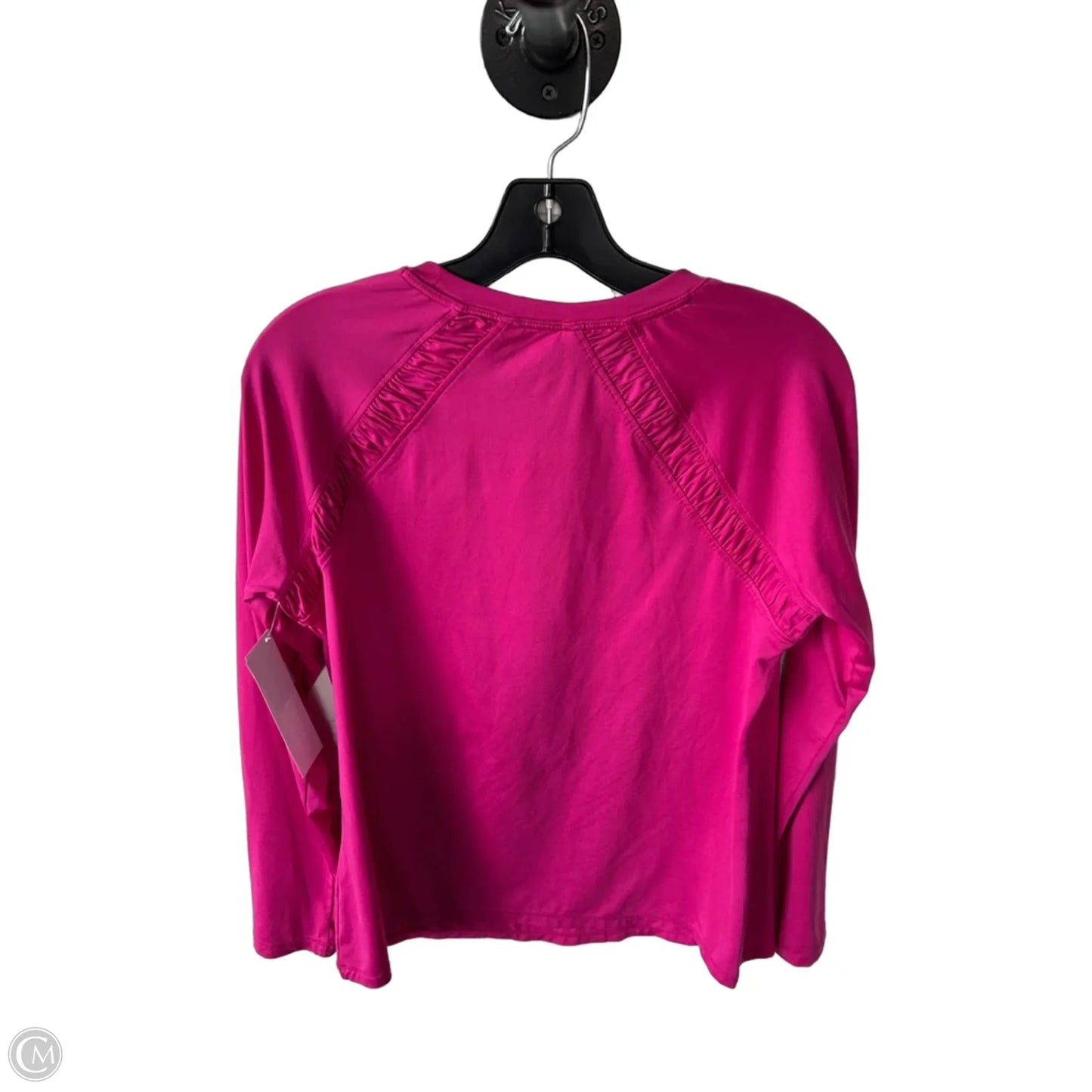Athletic Top Long Sleeve Crewneck By Reel Legends In Pink, Size: M