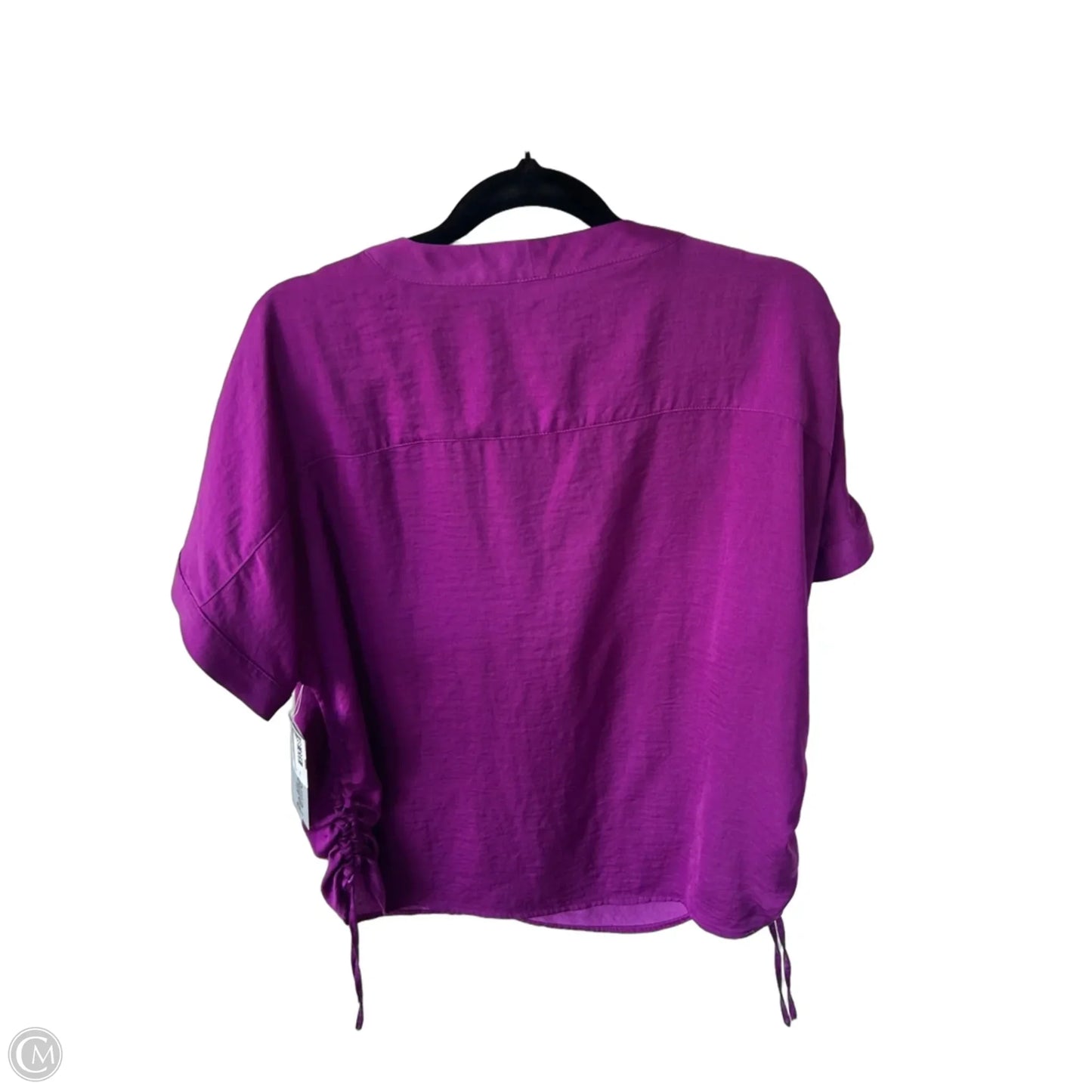 Top Short Sleeve By Chicos In Purple, Size: Mp