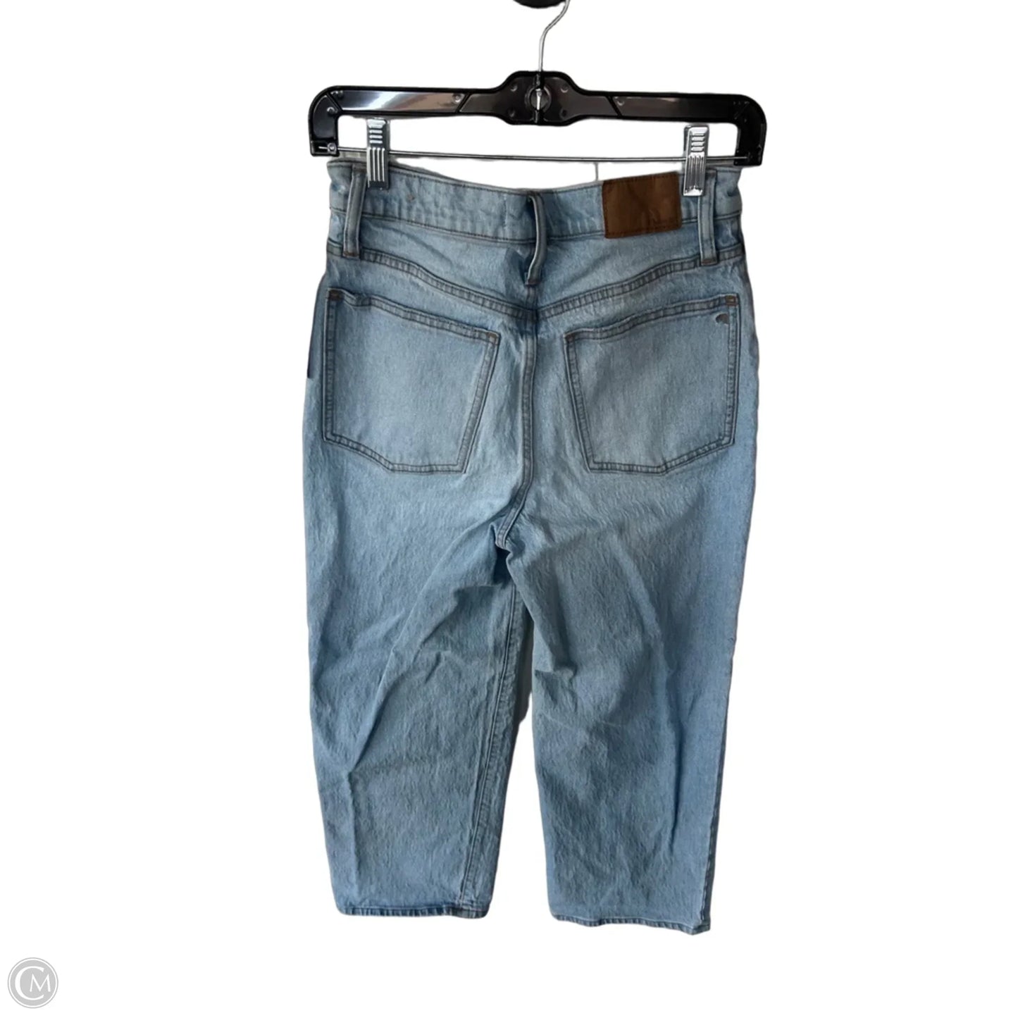 Jeans Wide Leg By Madewell In Blue Denim, Size: 2