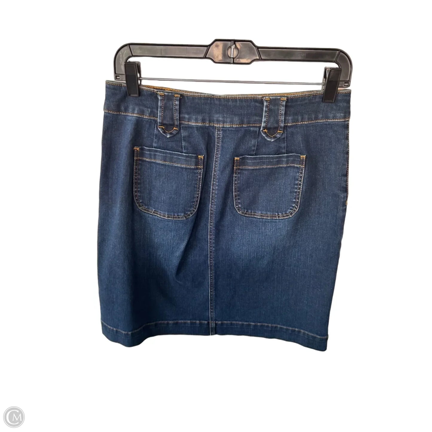 Skirt Mini & Short By Talbots In Blue Denim, Size: 4p