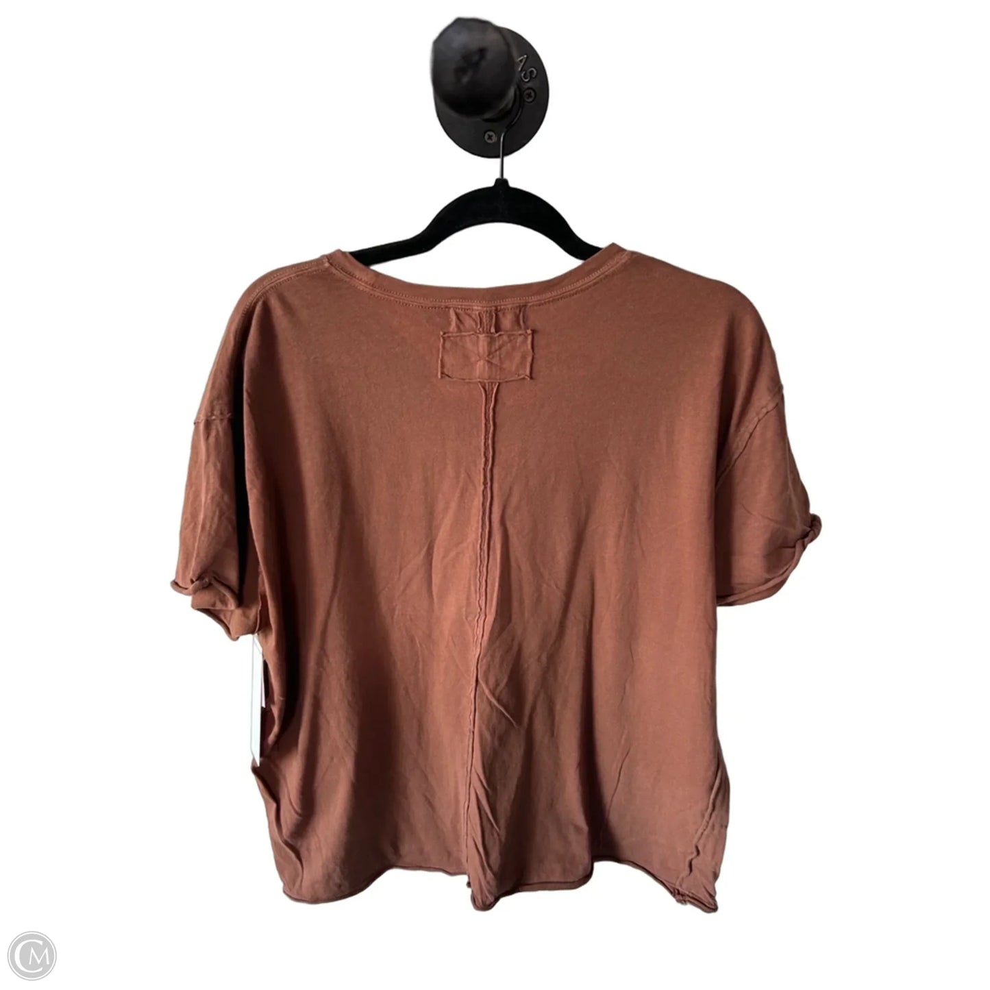 Top Short Sleeve Basic By We The Free In Brown, Size: S